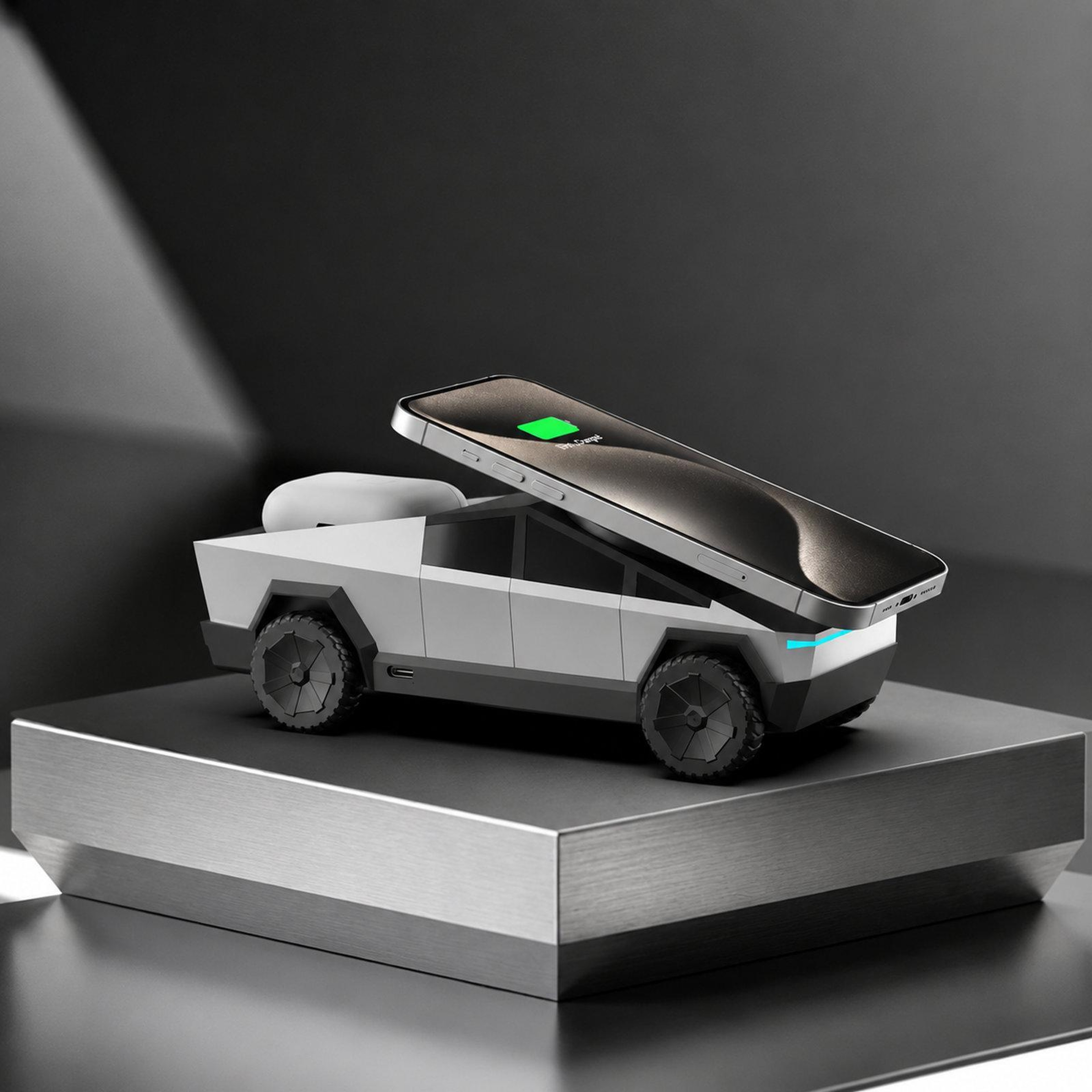 Cybertruck Magnetic Wireless Charging Station 3 in 1 Fast Charging Dock – view 10