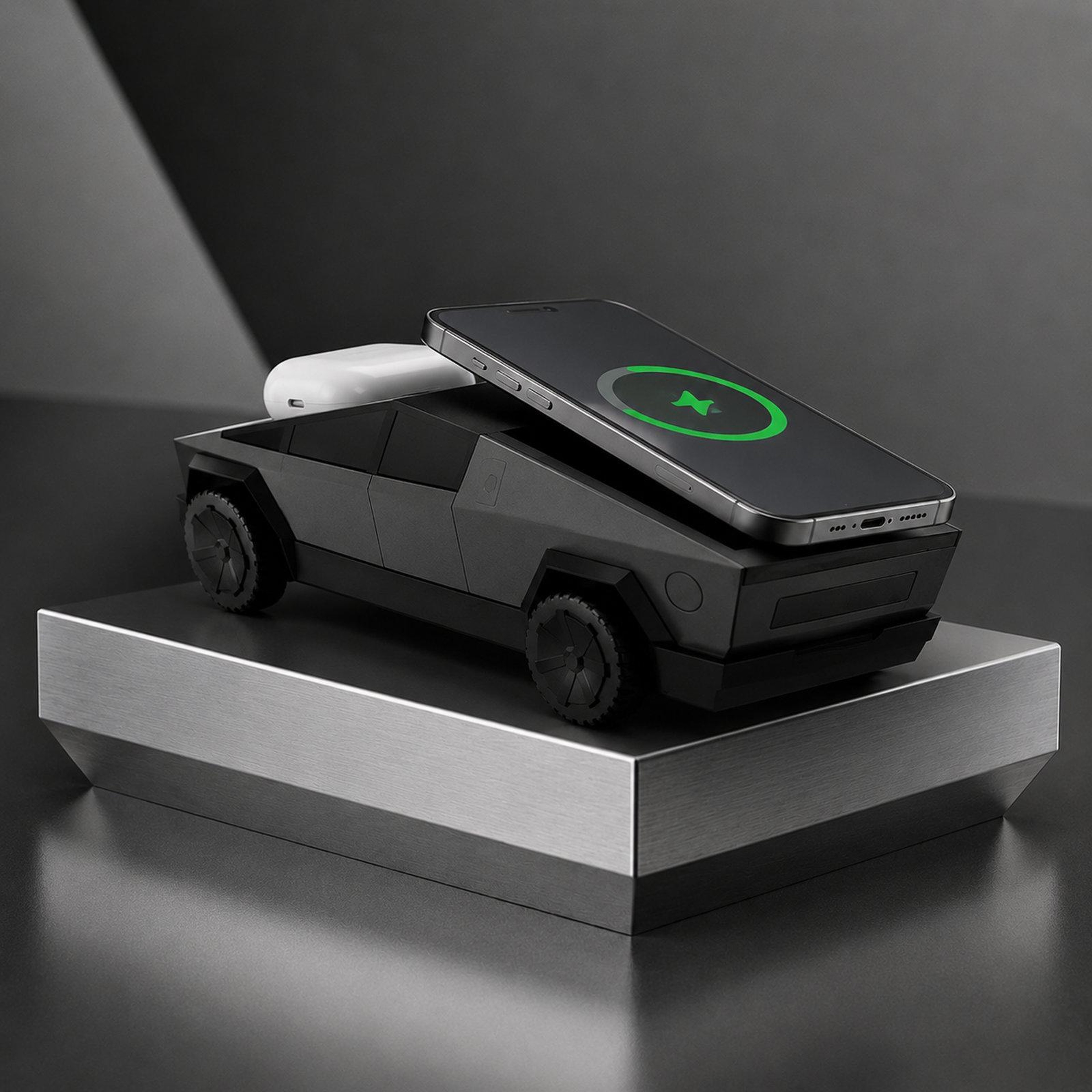 Cybertruck Magnetic Wireless Charging Station 3 in 1 Fast Charging Dock – view 11