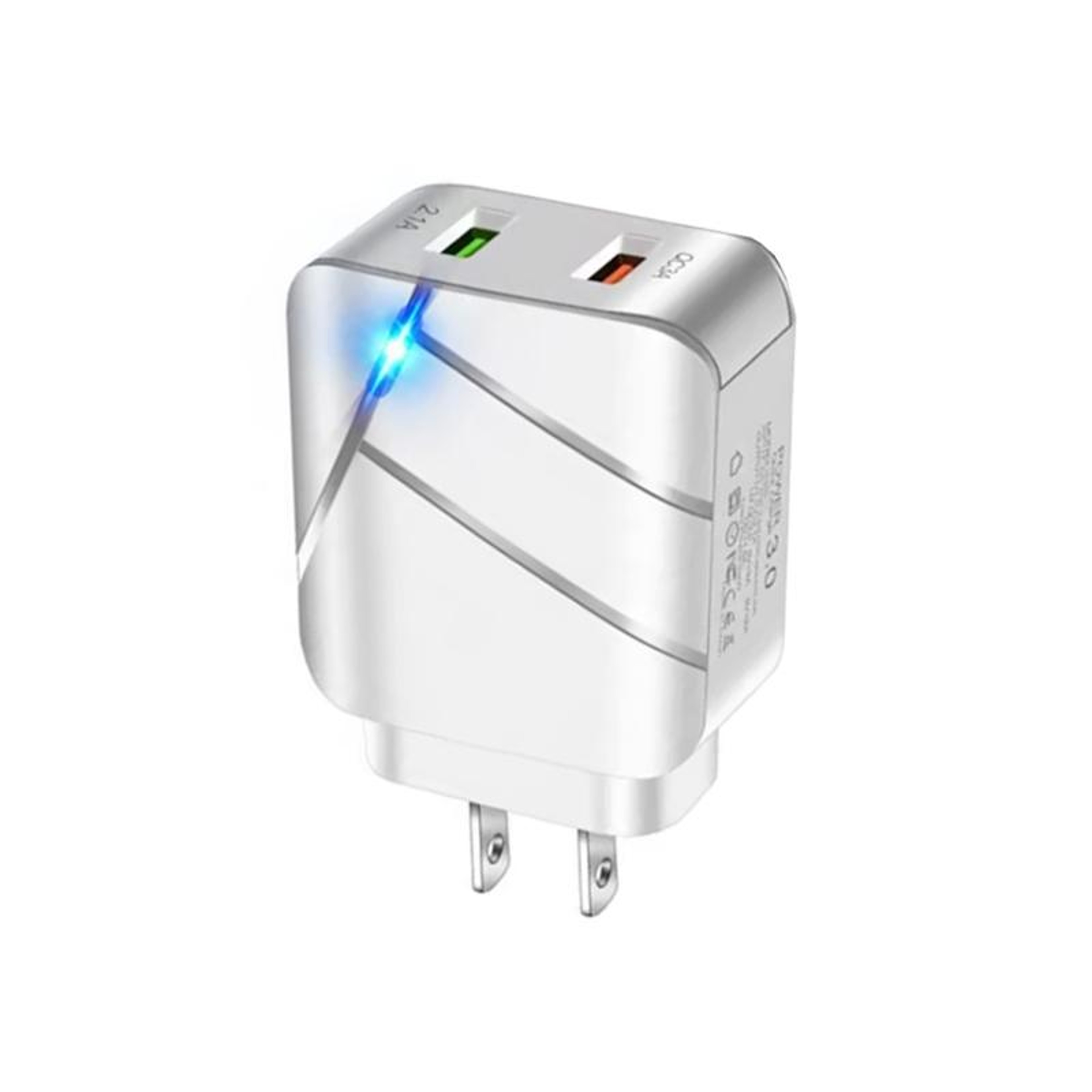 TEQ820 28W Dual USB QC30 Fast Wall Charger With 18W Quick Charge Adapter 8