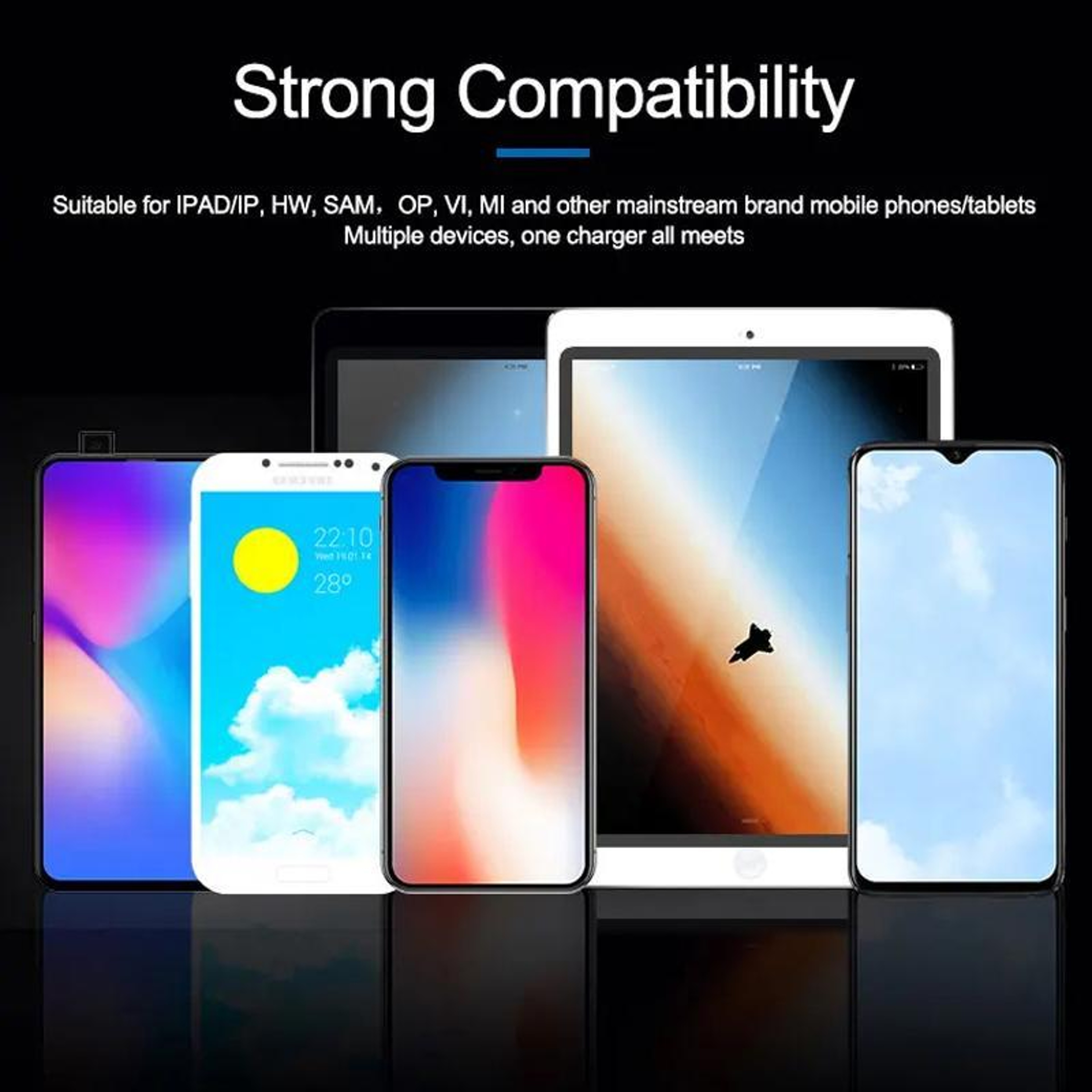 SUNSHINE SS304D 6 Port USB Charger With Digital Display Fast Charging Station 10