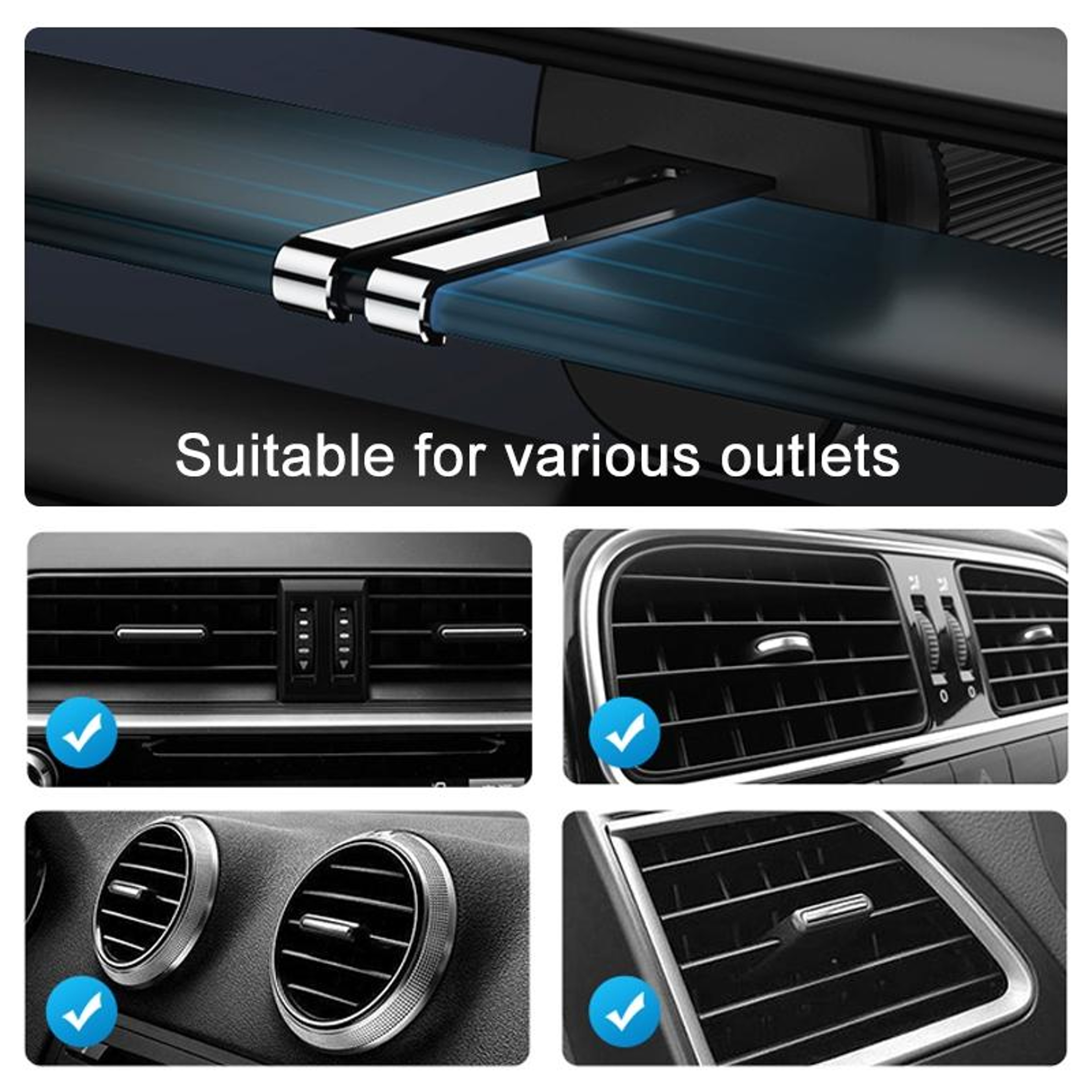 MOMAX CM25A Magnetic Wireless Car Charger Mount With 15W Fast Charging 4