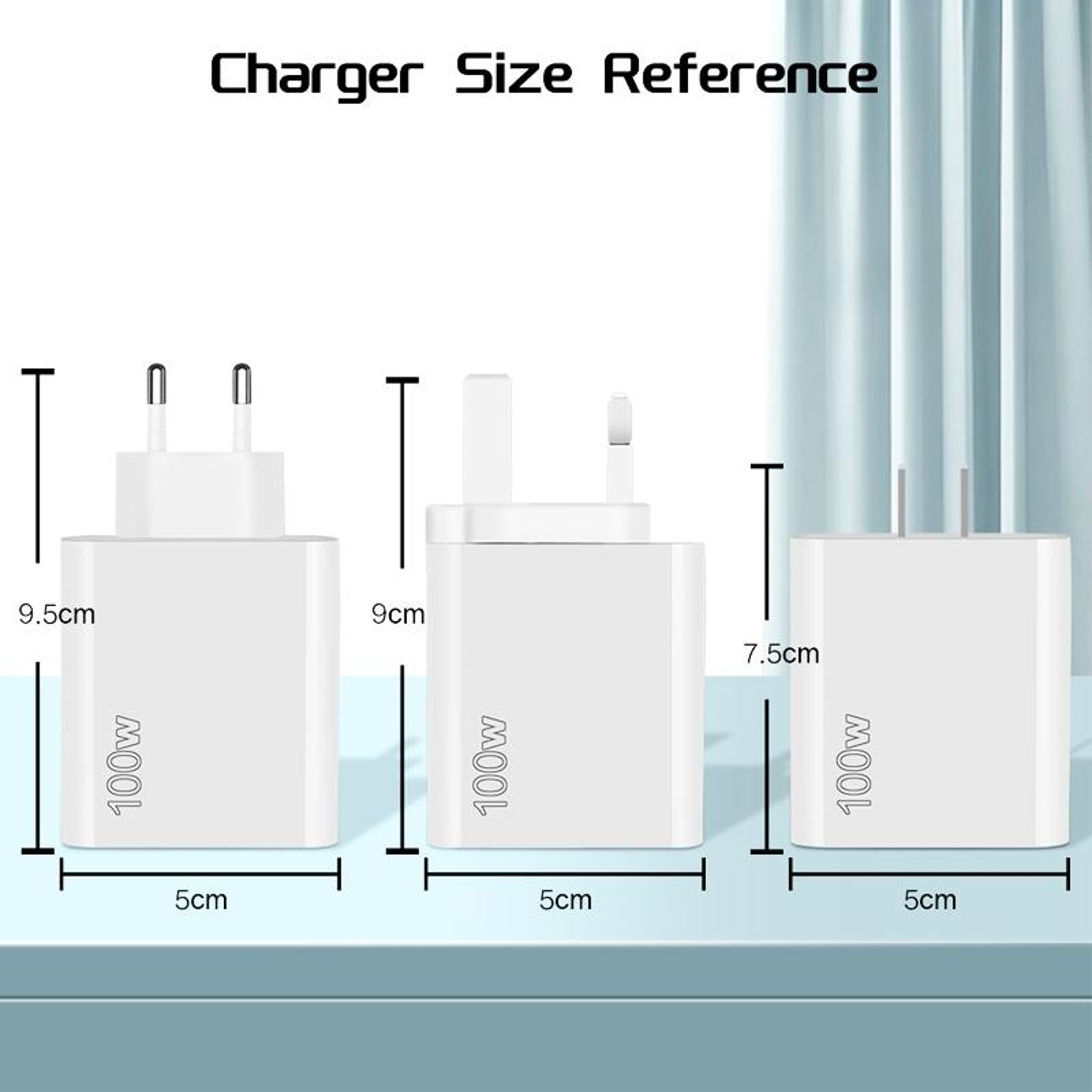 67W USB Charger With PD 33W Fast Charging QC50 Dual Port USB Wall Charger US Plug 7