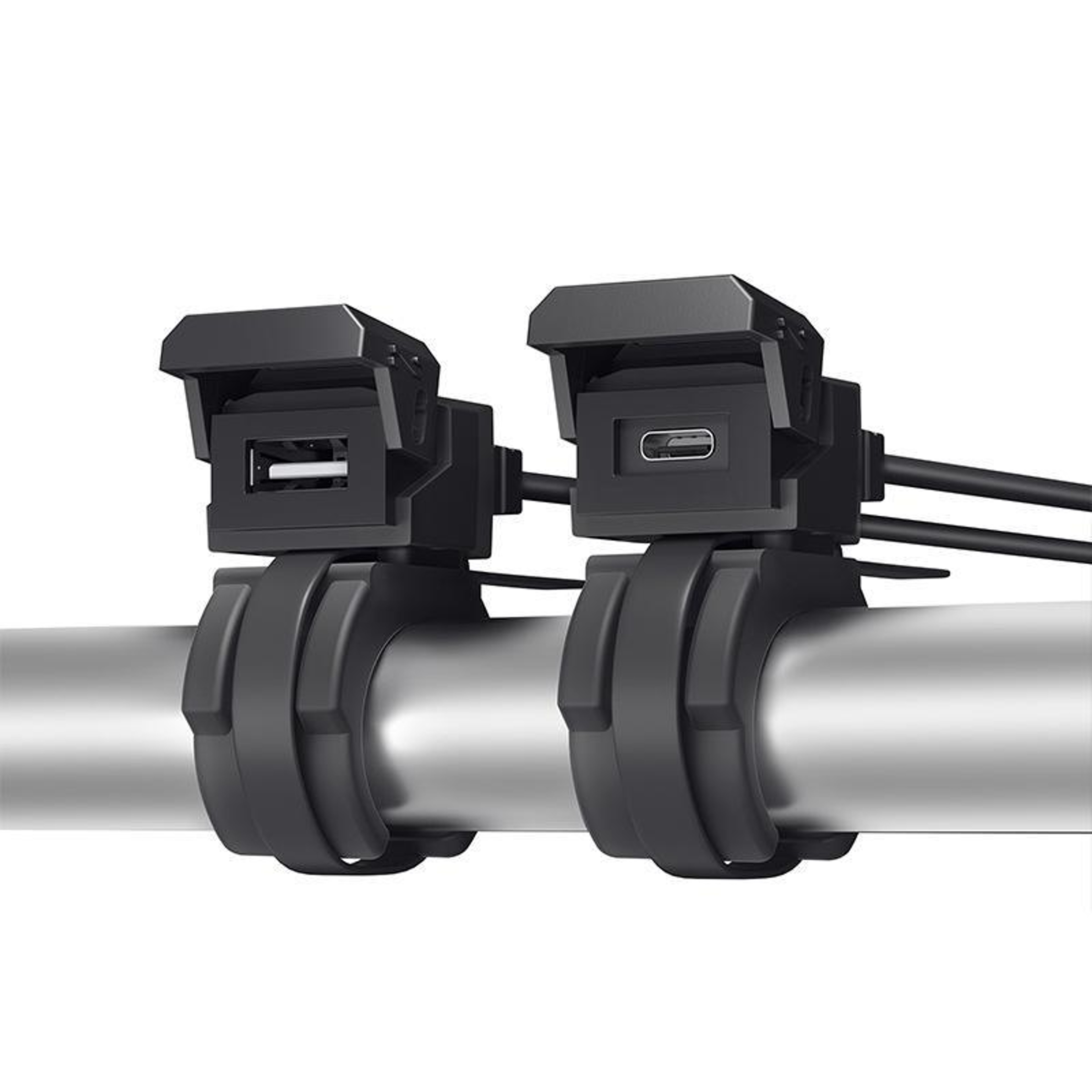 WUPP Waterproof Motorcycle USB Charger With 30W PD Fast Charging Dual USB C And USB A Ports 2