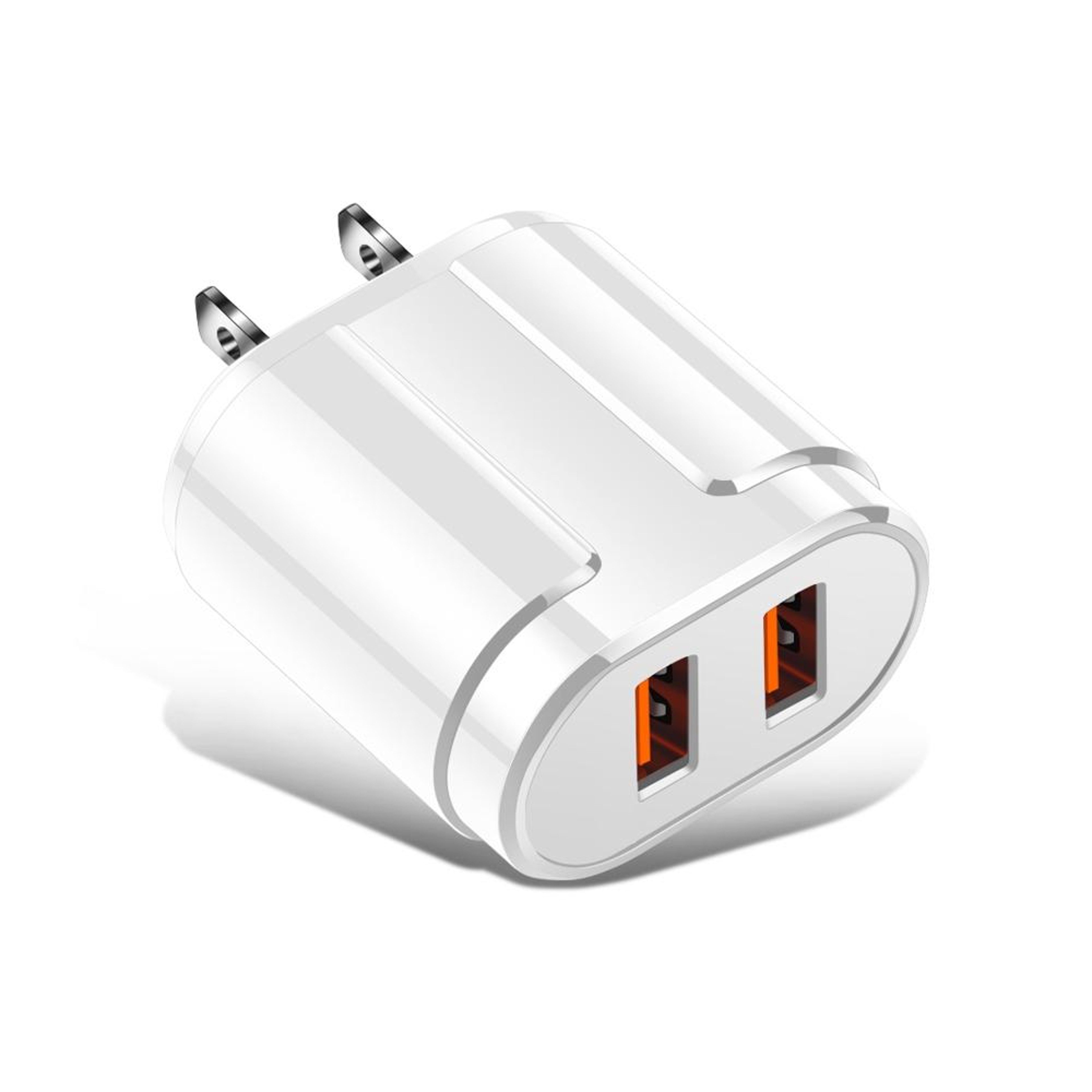 Dual USB Wall Charger 15W Universal Phone And Tablet Travel Charger US Plug 1