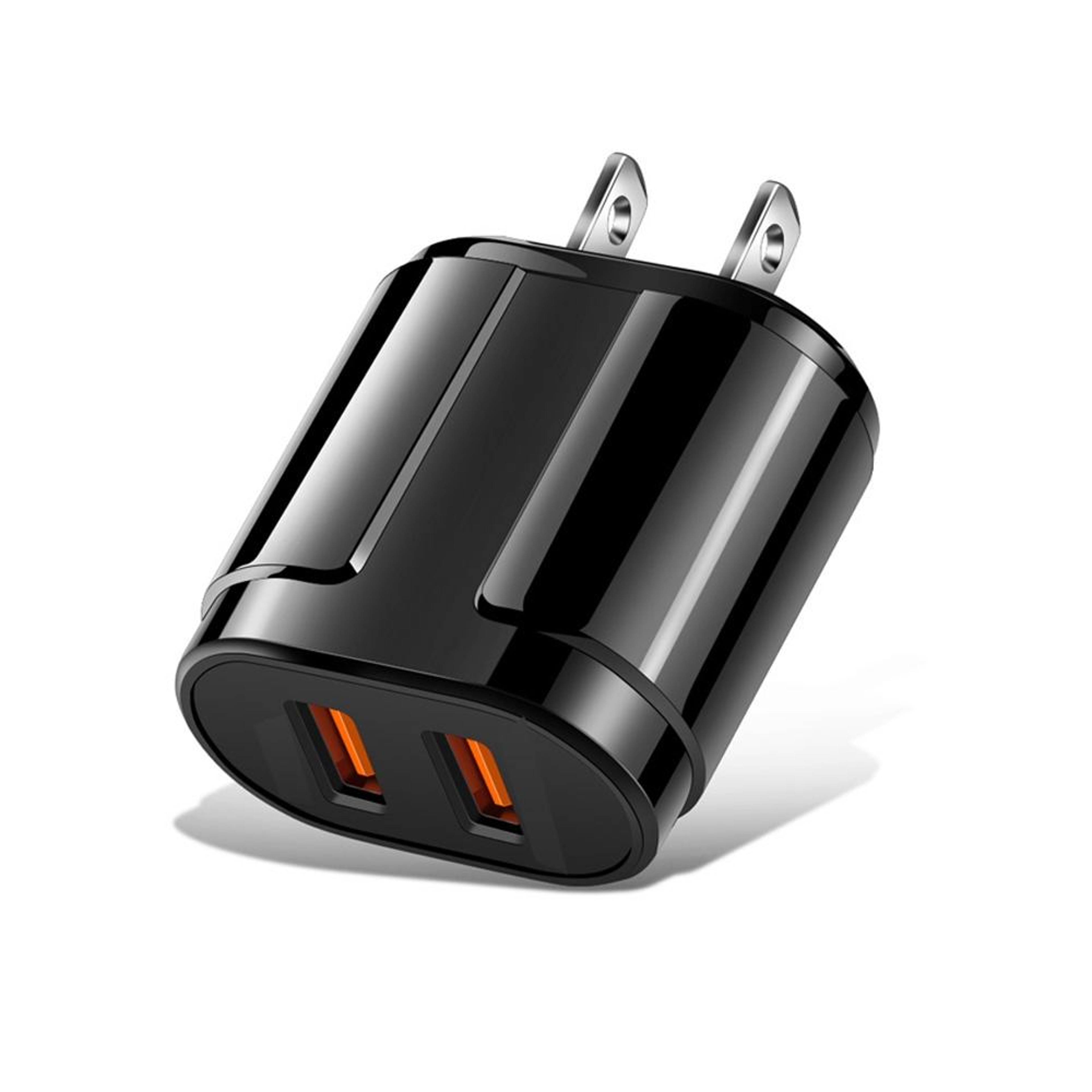Dual USB Wall Charger 15W Universal Phone And Tablet Travel Charger US Plug 8