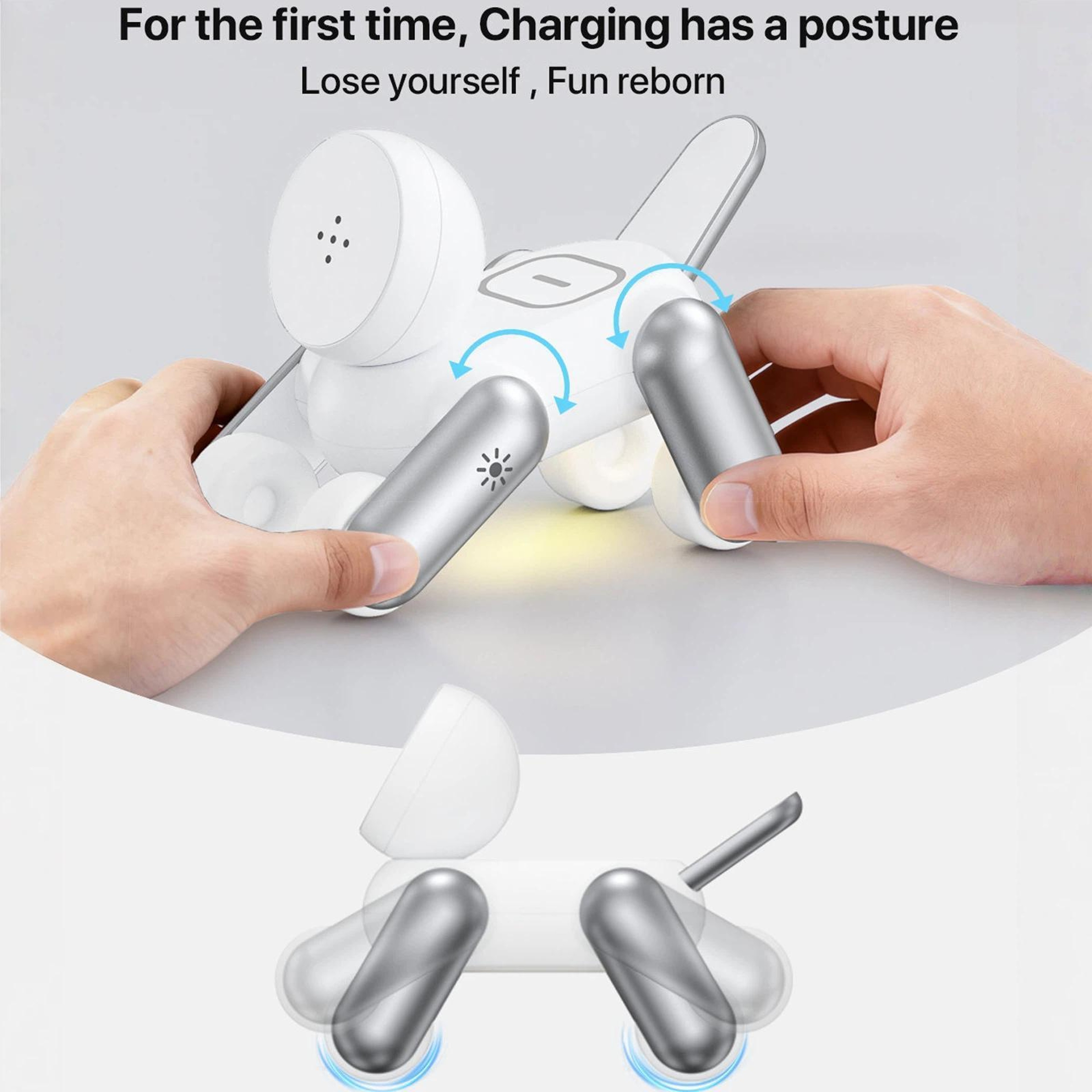 Puppy 3 in 1 Wireless Charger Magnetic Charging Station for iPhone Apple Watch AirPods – view 4