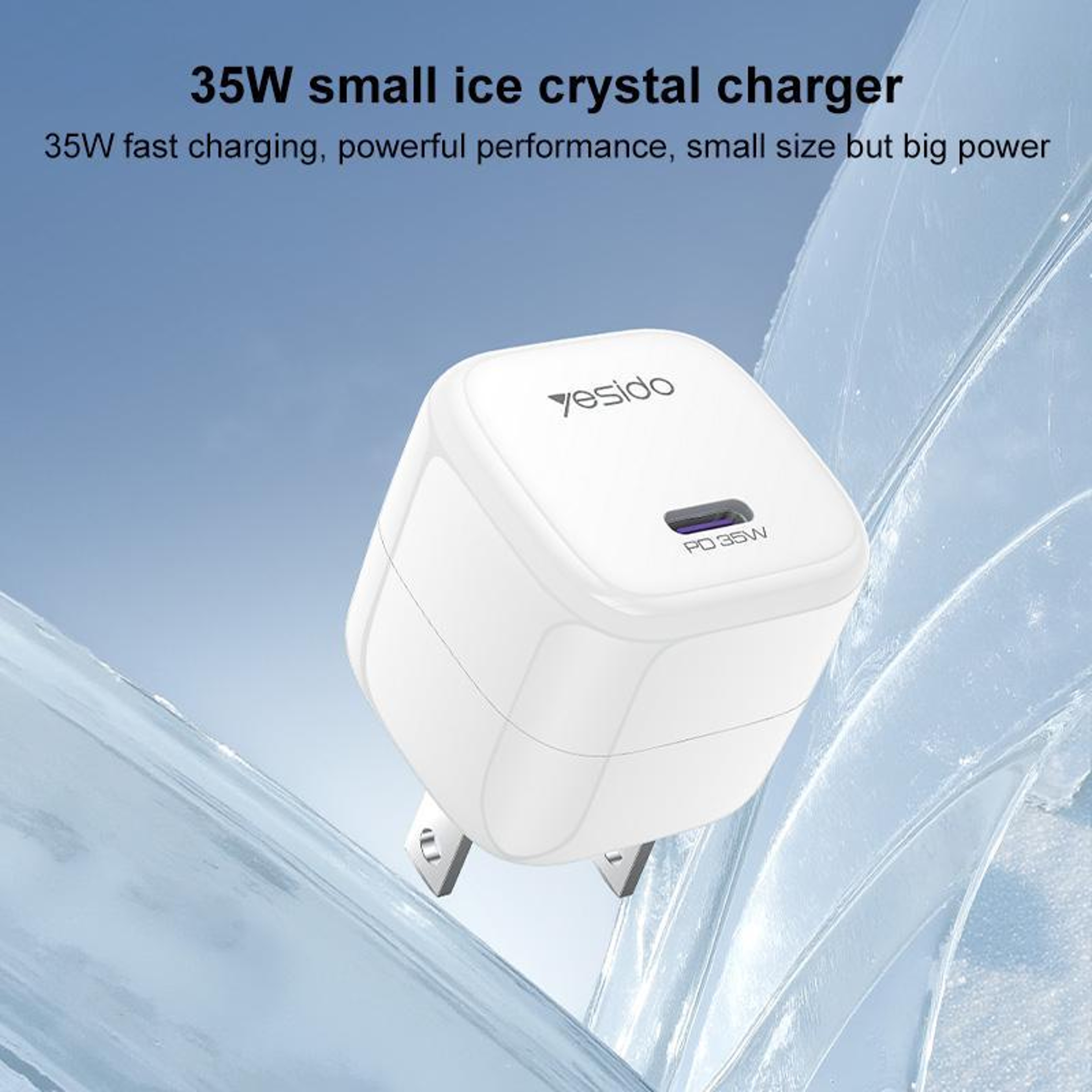 Yesido YC16U 35W USBC Charger GaN PD Wall Charger Compact Mini Fast Charging Adapter US Plug 11