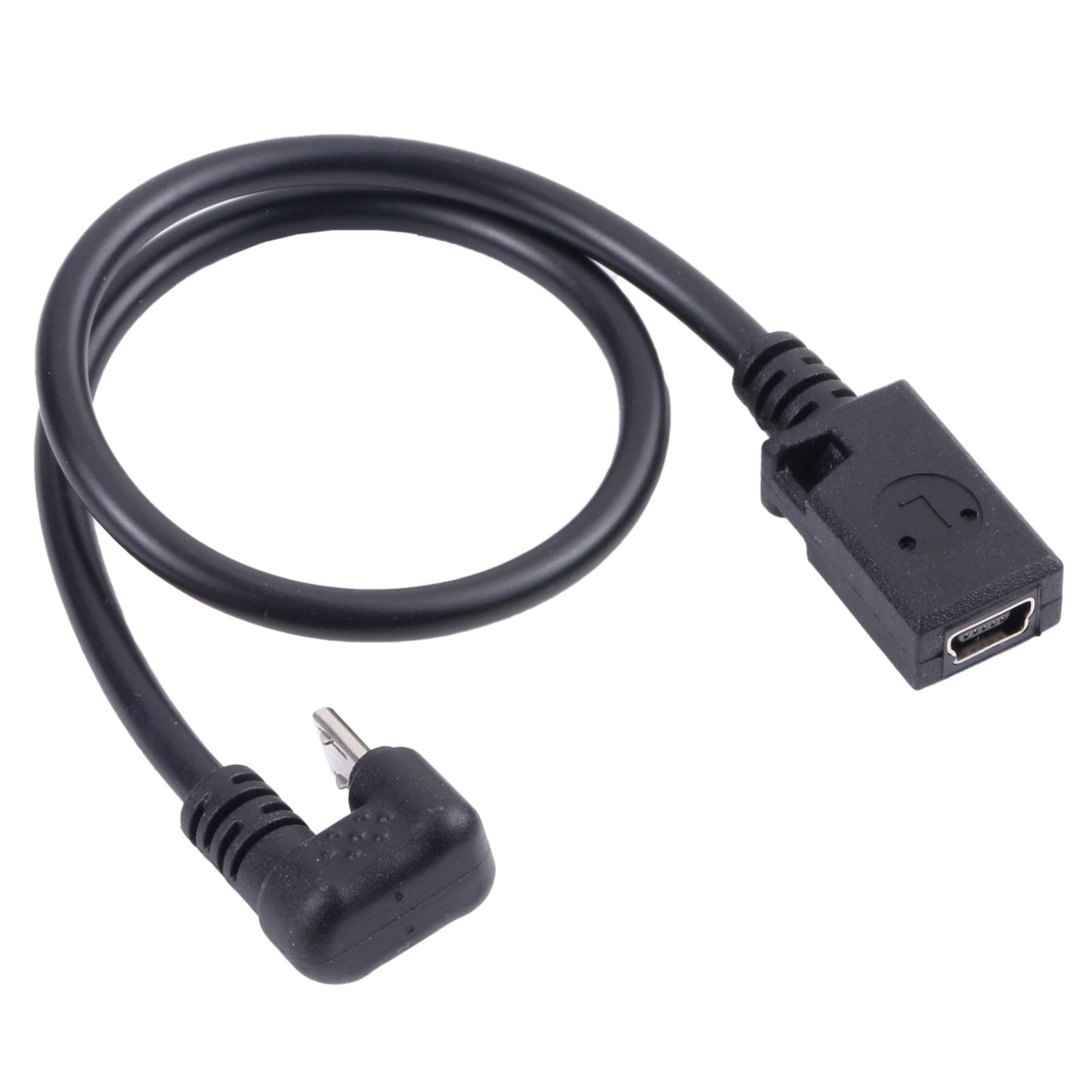 Mini USB Female To Micro USB Male Data Charging Cable Adapter For Fast Sync And Charging 0