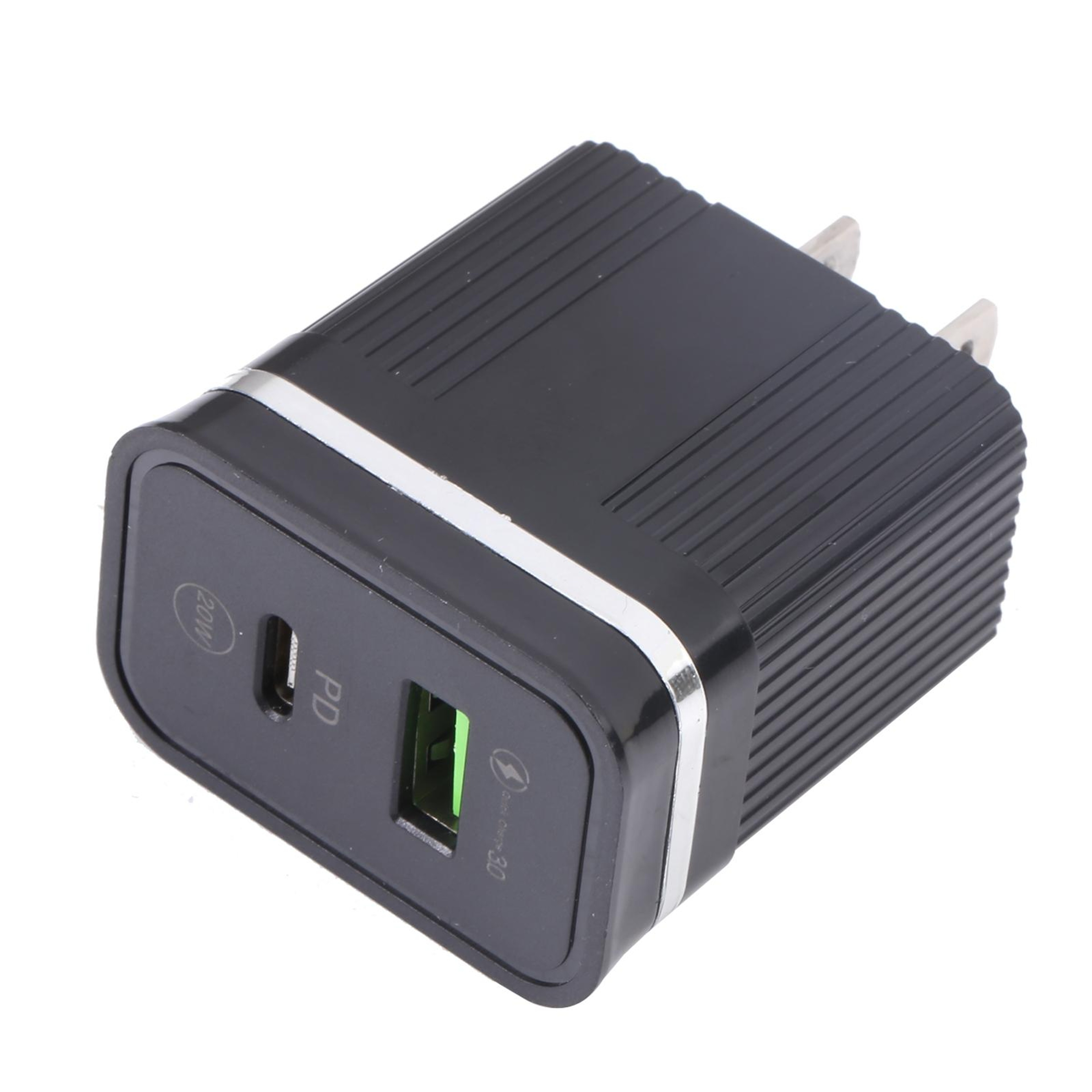 46A2C2 20W PD Charger Dual Port USB C Wall Charger With QC30 Fast Charging US Plug 1