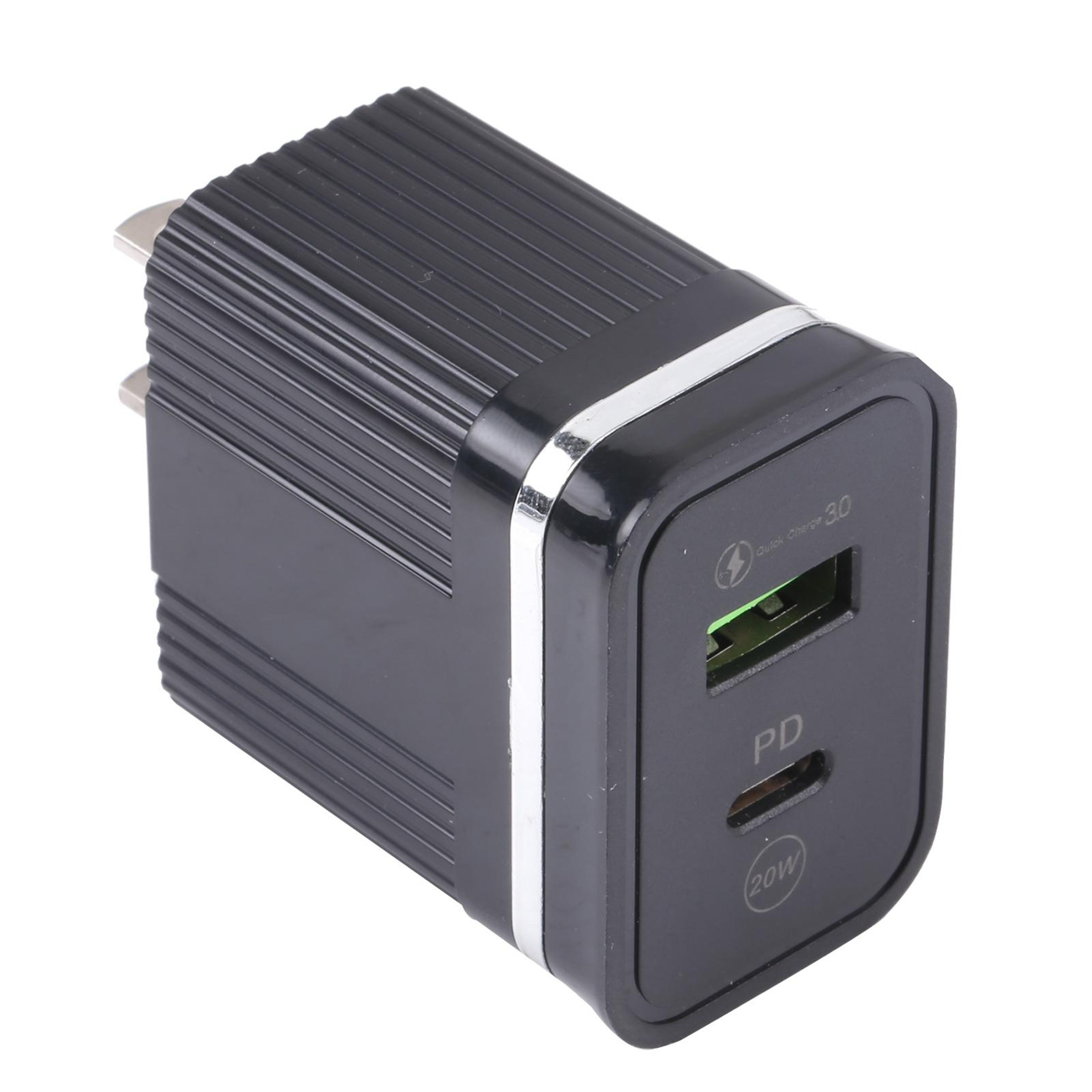 46A2C2 20W PD Charger Dual Port USB C Wall Charger With QC30 Fast Charging US Plug 2