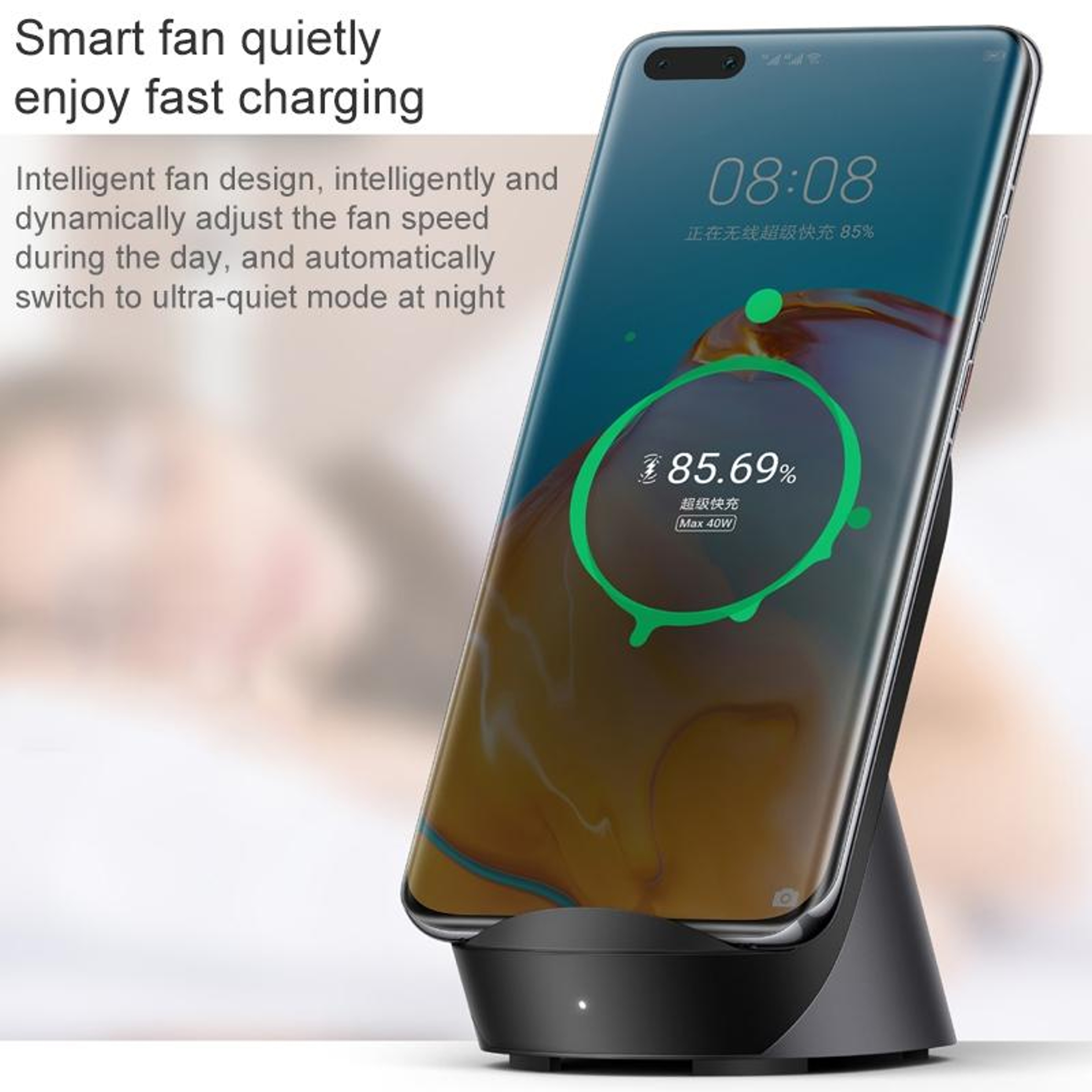 Original Huawei CP62 40W Wireless Charging Stand Qi Fast Charger – view 10