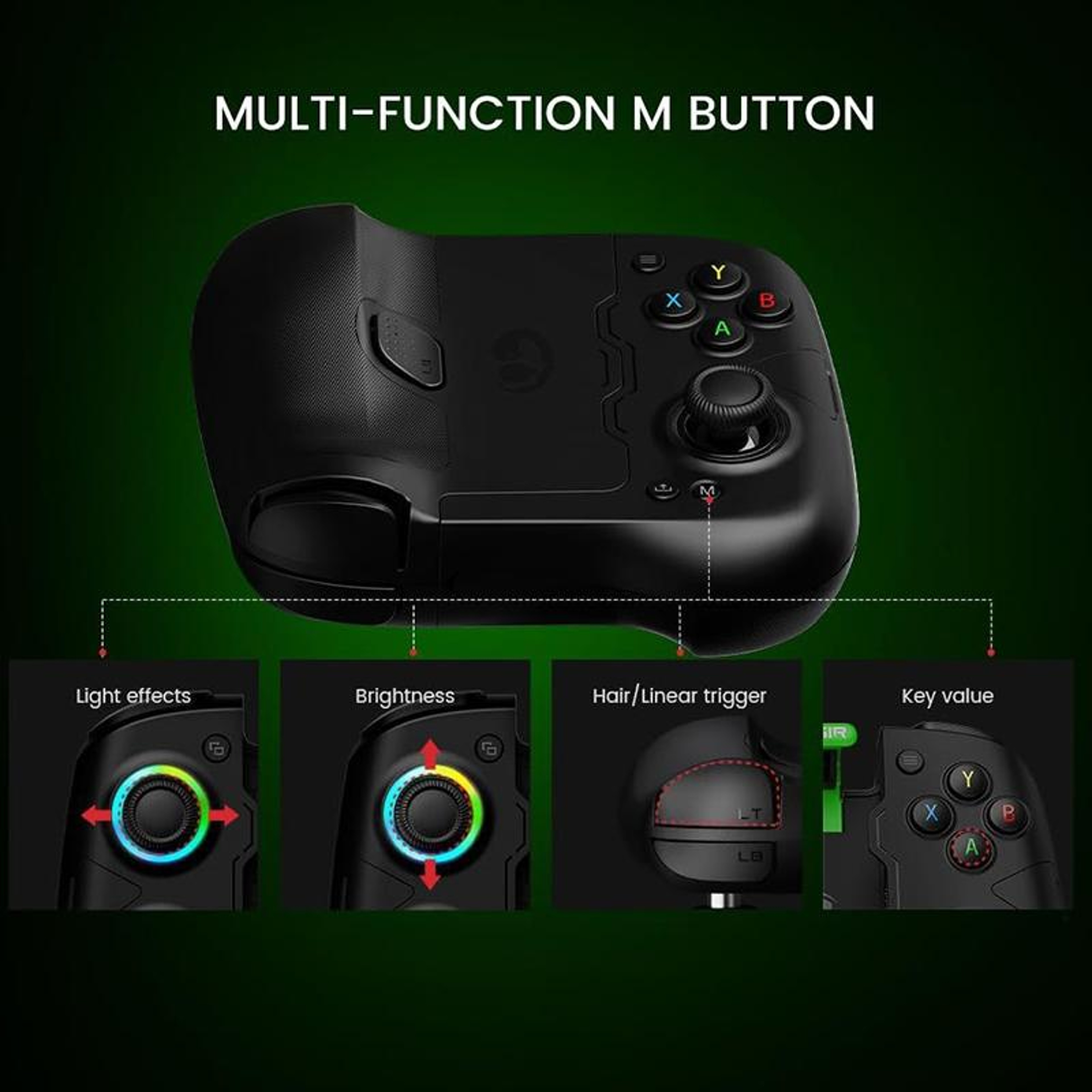 GameSir X4 Aileron Bluetooth Mobile Game Controller for Android with Hall Effect Joysticks for Cloud Gaming – view 3