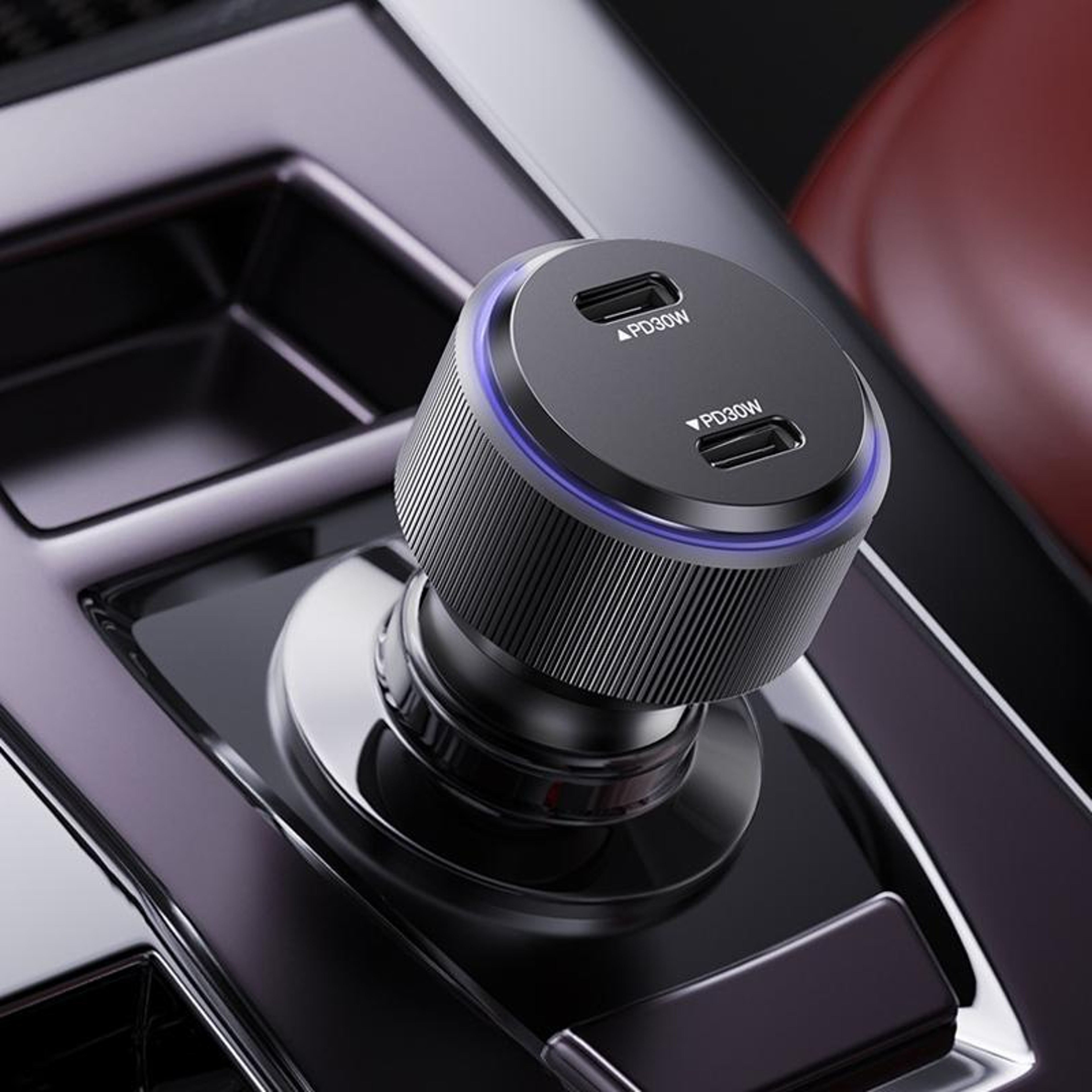 Yesido Y48 60W Car Charger Dual USB C Car Charger PD Fast Charging Adapter 0