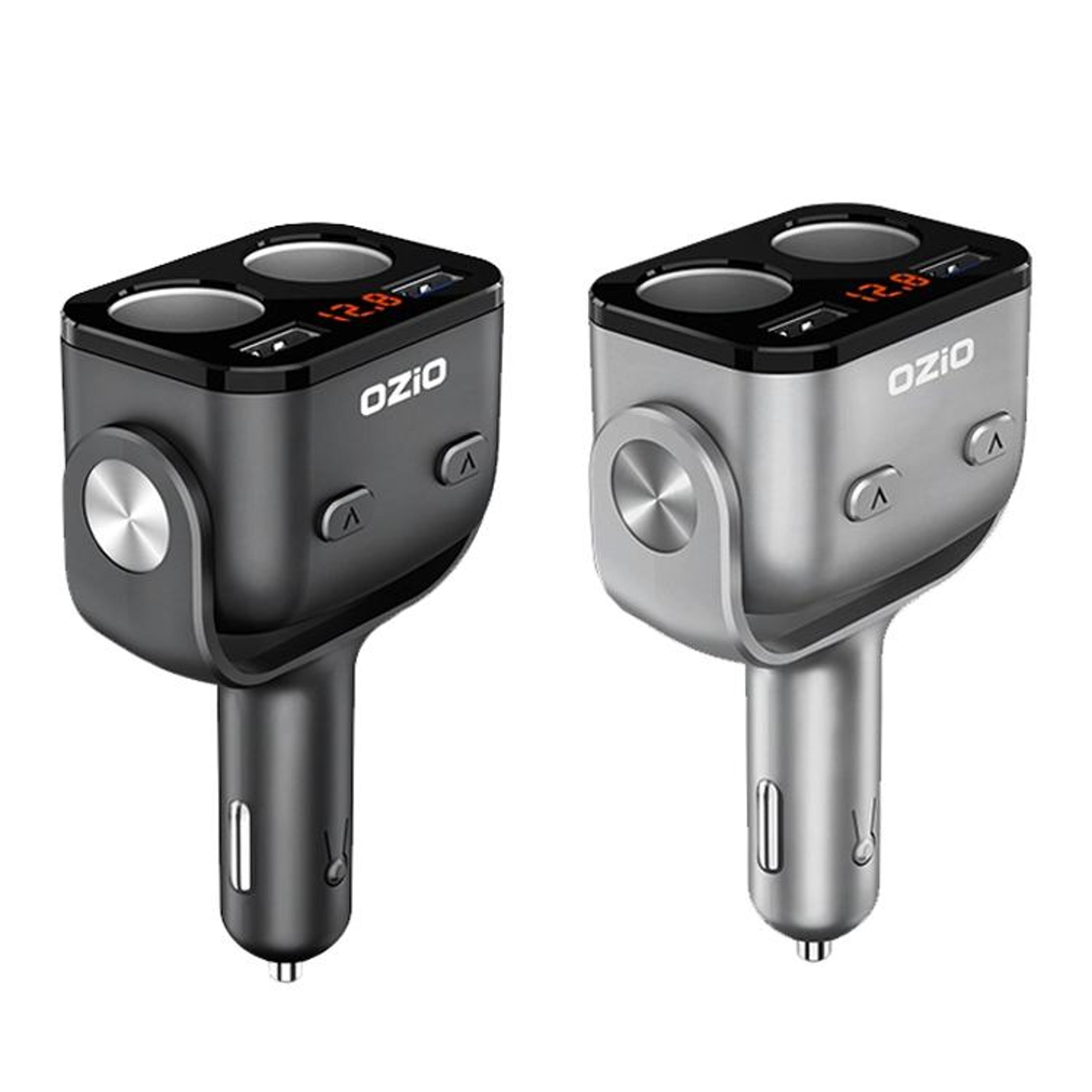 Ozio USB Car Charger QC30 Dual USB Cigarette Lighter Adapter 12V 24V Fast Charger Y34Q 1