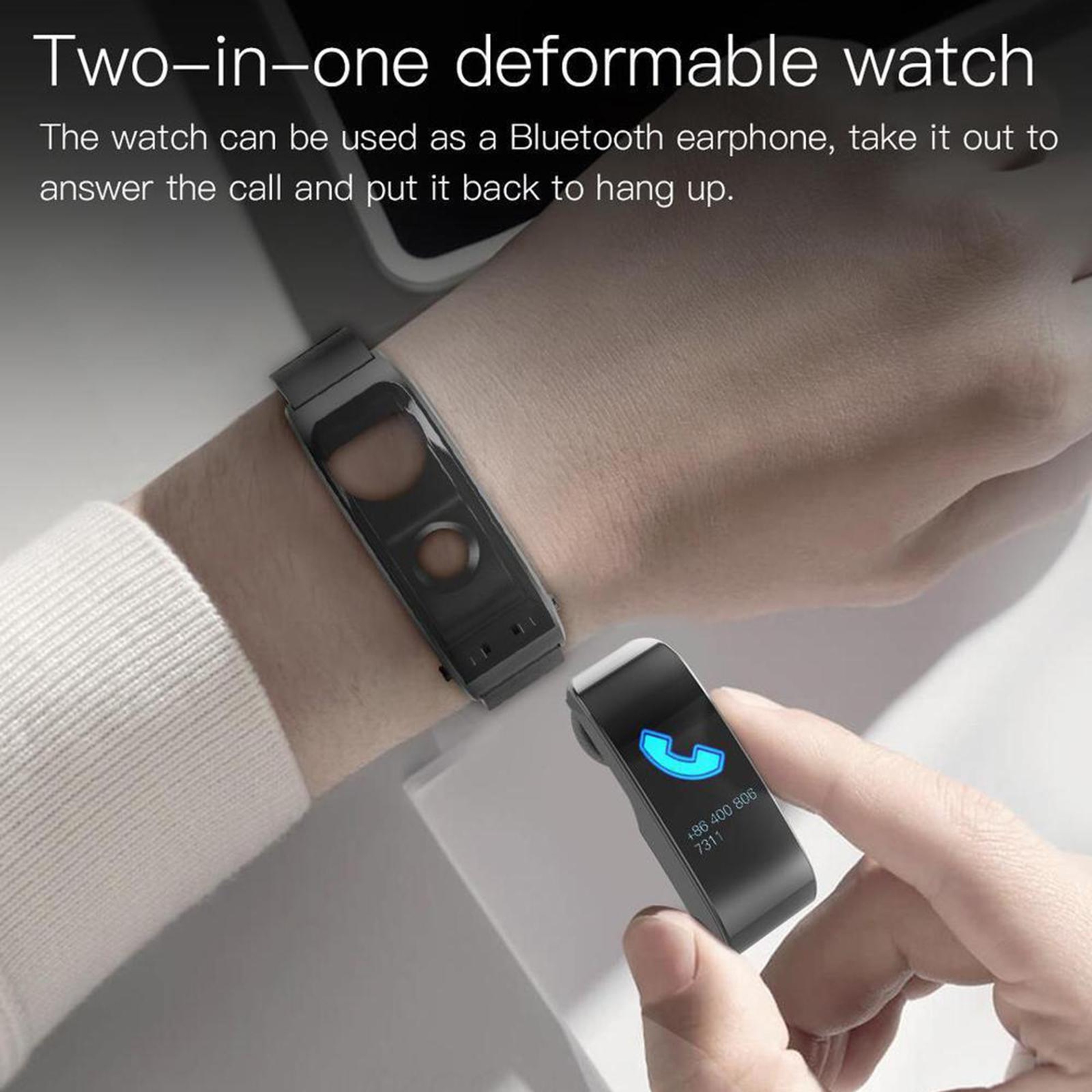 JAKCOM F2 Bluetooth Earphone Smartwatch with NFC Bluetooth Calling Health Fitness Tracker – view 3