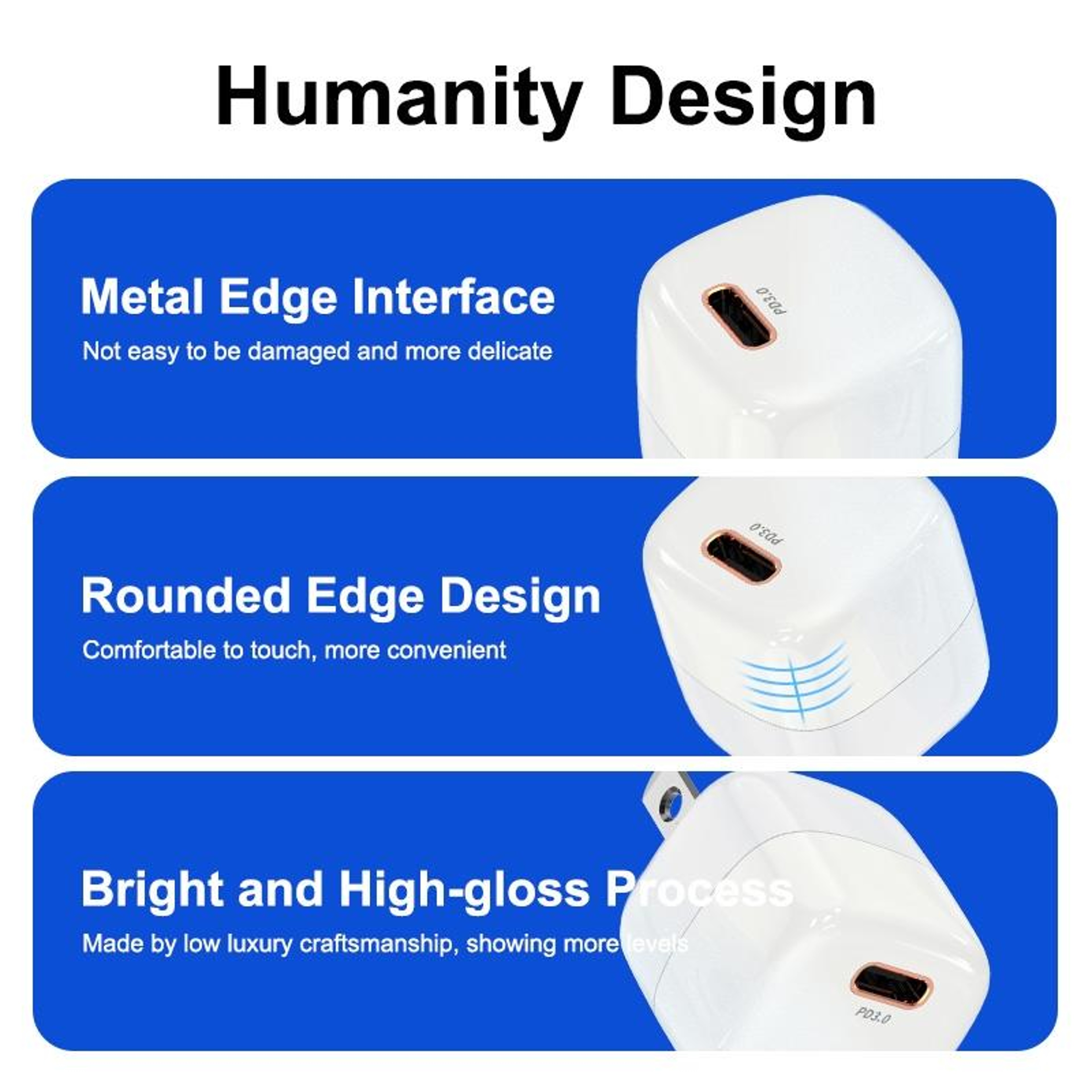 ENKAY APQ-011 20W USB-C Charger PD Fast Wall Charger Compact Type-C Travel Adapter US Plug – view 10