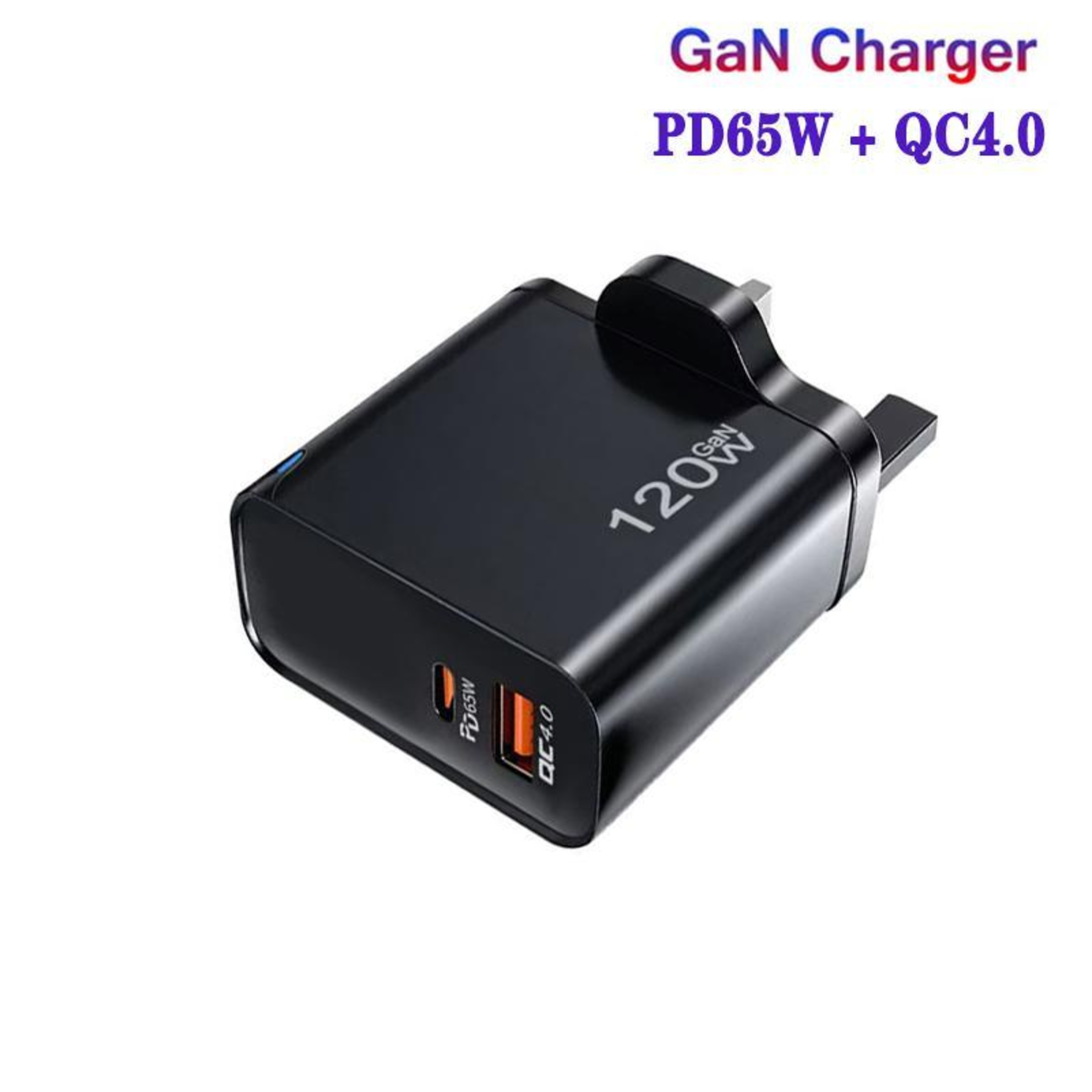 TE-PD65 65W GaN Charger USB C Fast Charger with PD 3.0 QC4.0 for MacBook Laptop Tablet and Phone – view 2