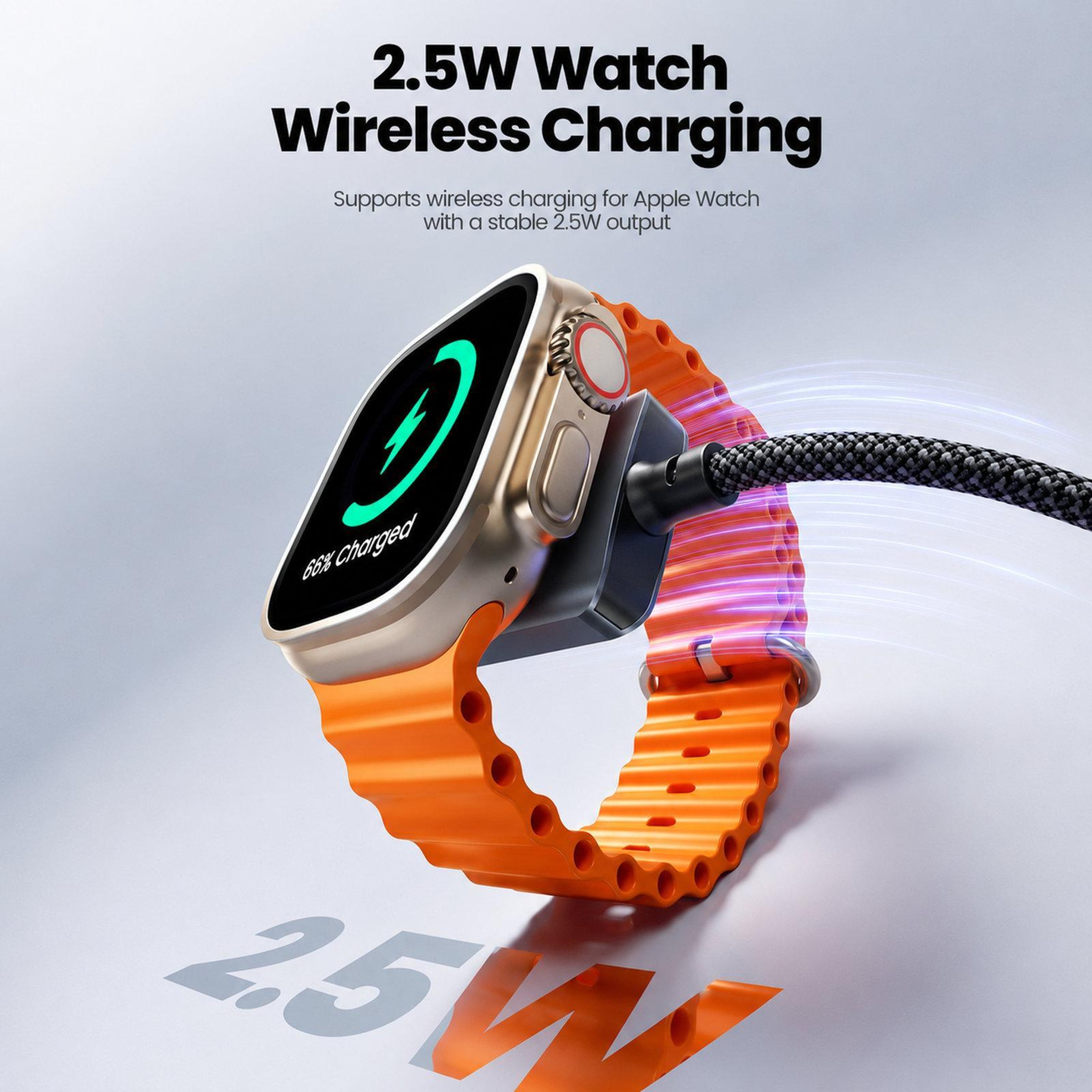 Toocki 100W USB-C Cable with Magnetic Watch Charger 2 in 1 Fast Charging Data Cable – view 6