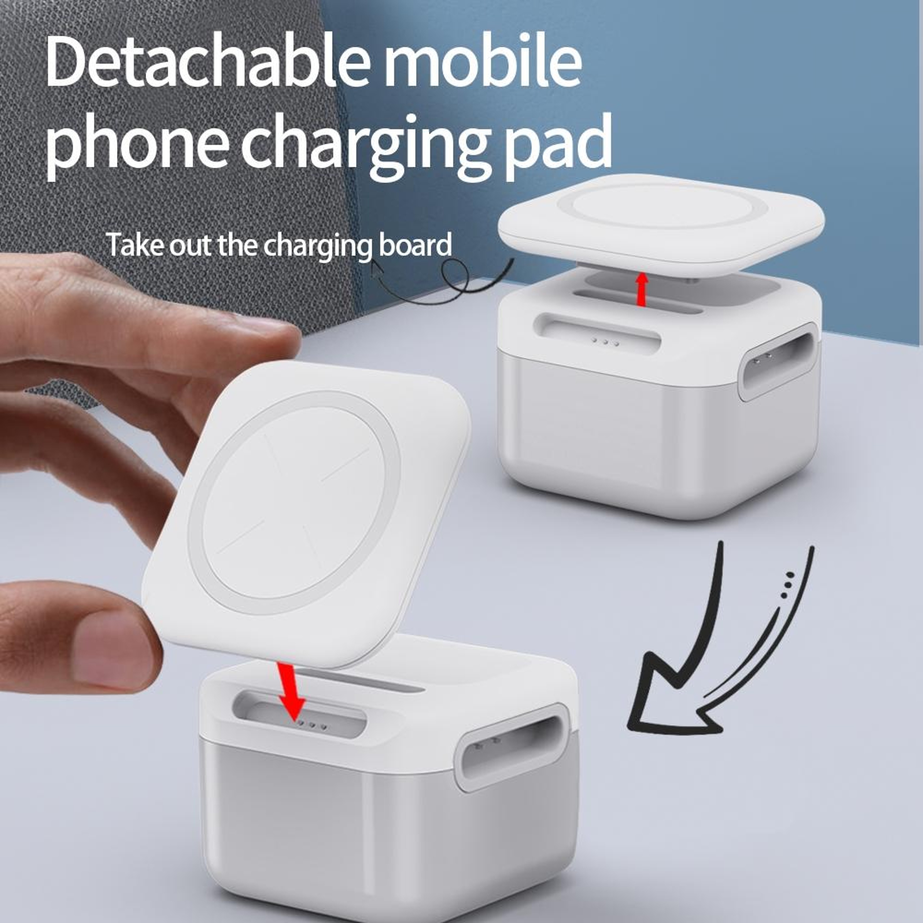 H31 3 In 1 Wireless Charger 15W Magnetic Wireless Charger Foldable MagSafe Charging Stand 2