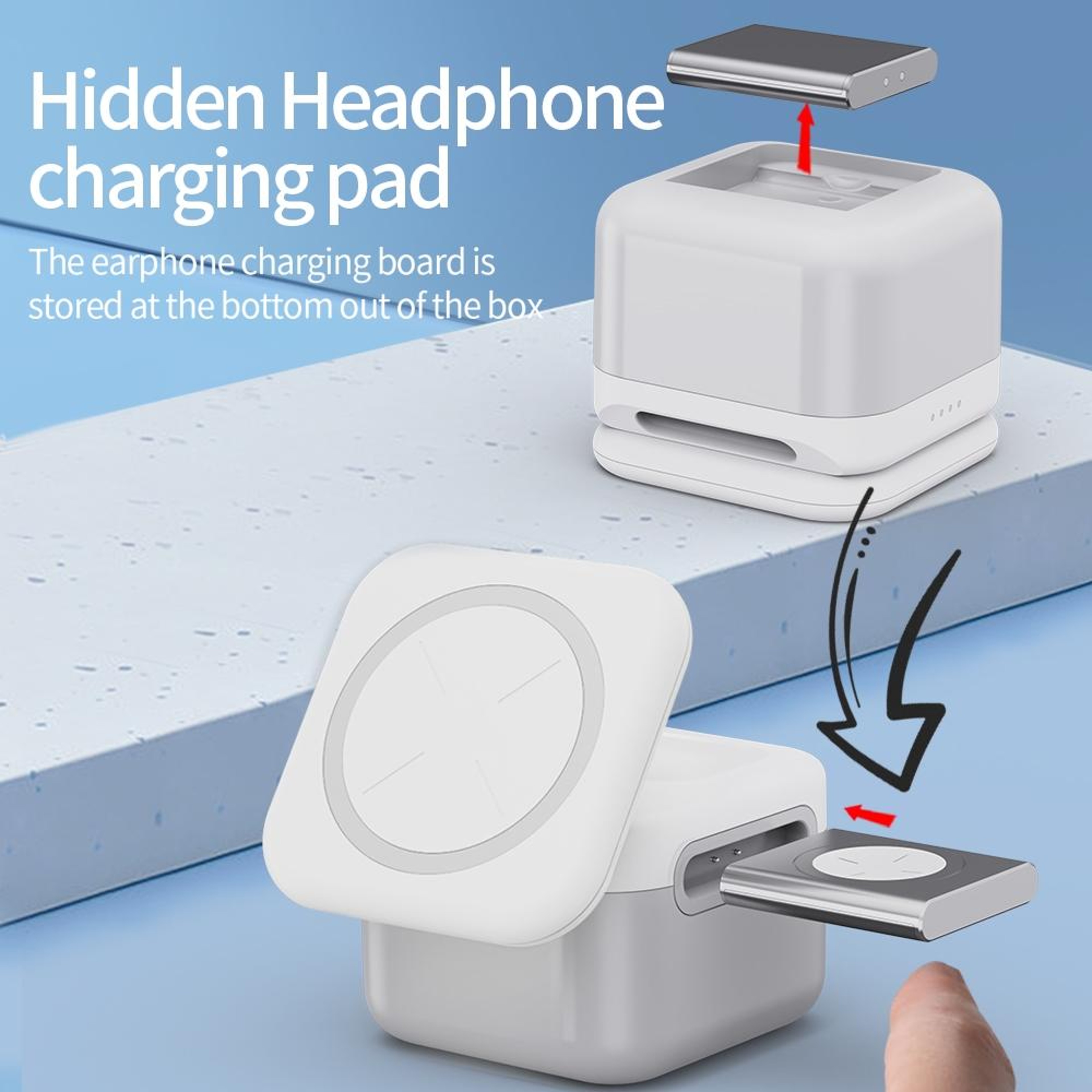 H31 3 In 1 Wireless Charger 15W Magnetic Wireless Charger Foldable MagSafe Charging Stand 3