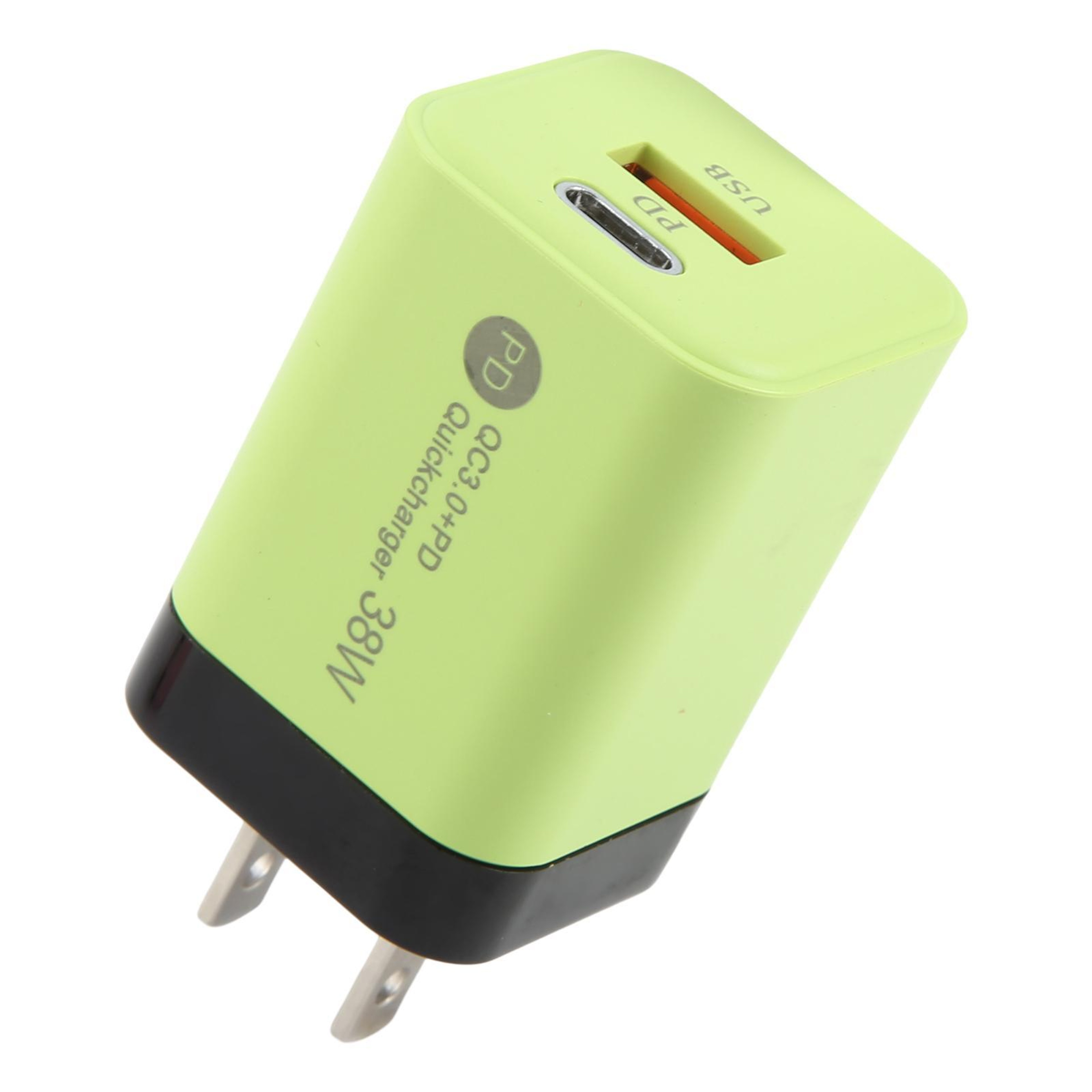 KO72 38W USB C Charger PD Fast Charger QC30 Dual Port USB Wall Charger US Plug 10