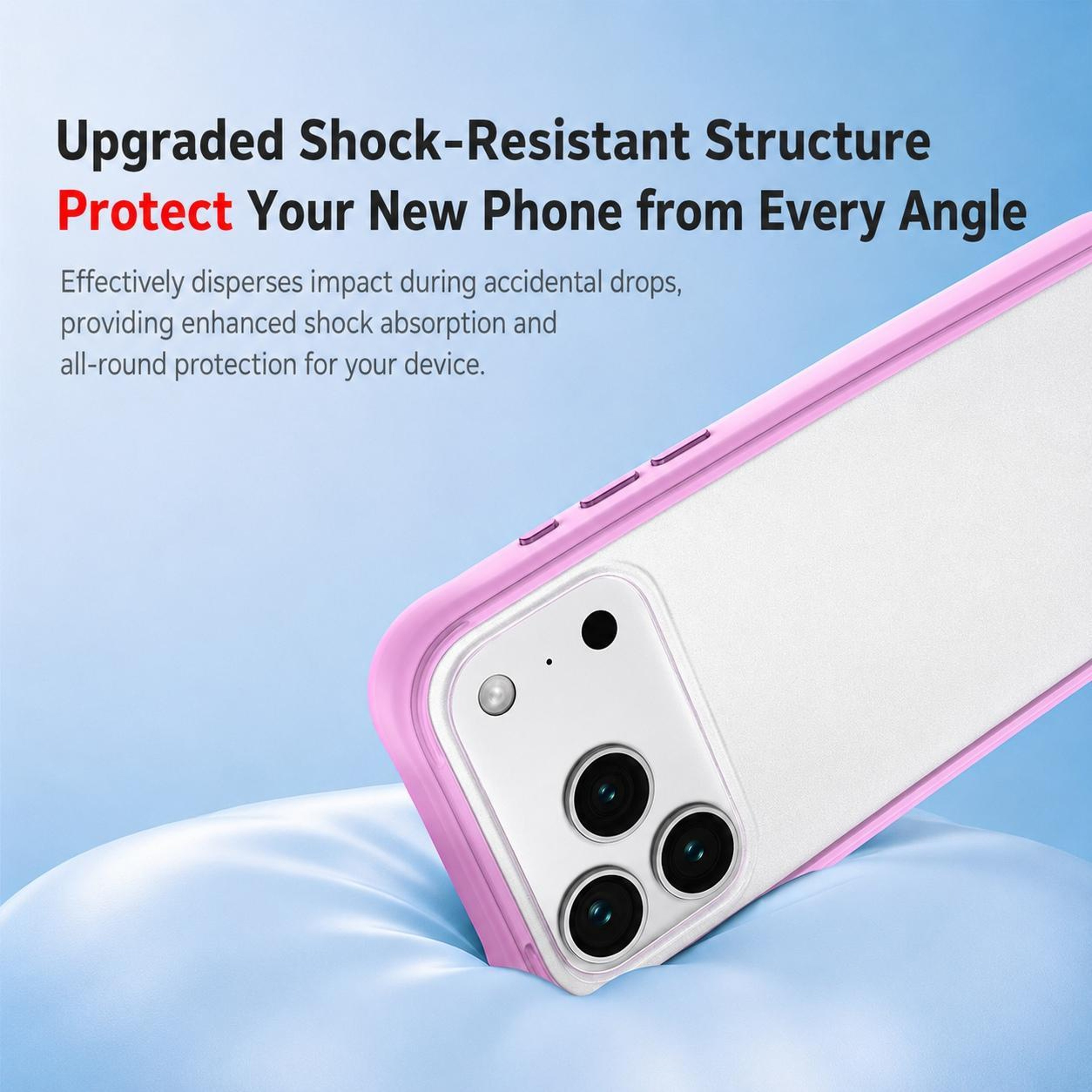 IPhone 17 Pro And Pro Max Silicone Bumper Case Shockproof Protective Phone Frame 5
