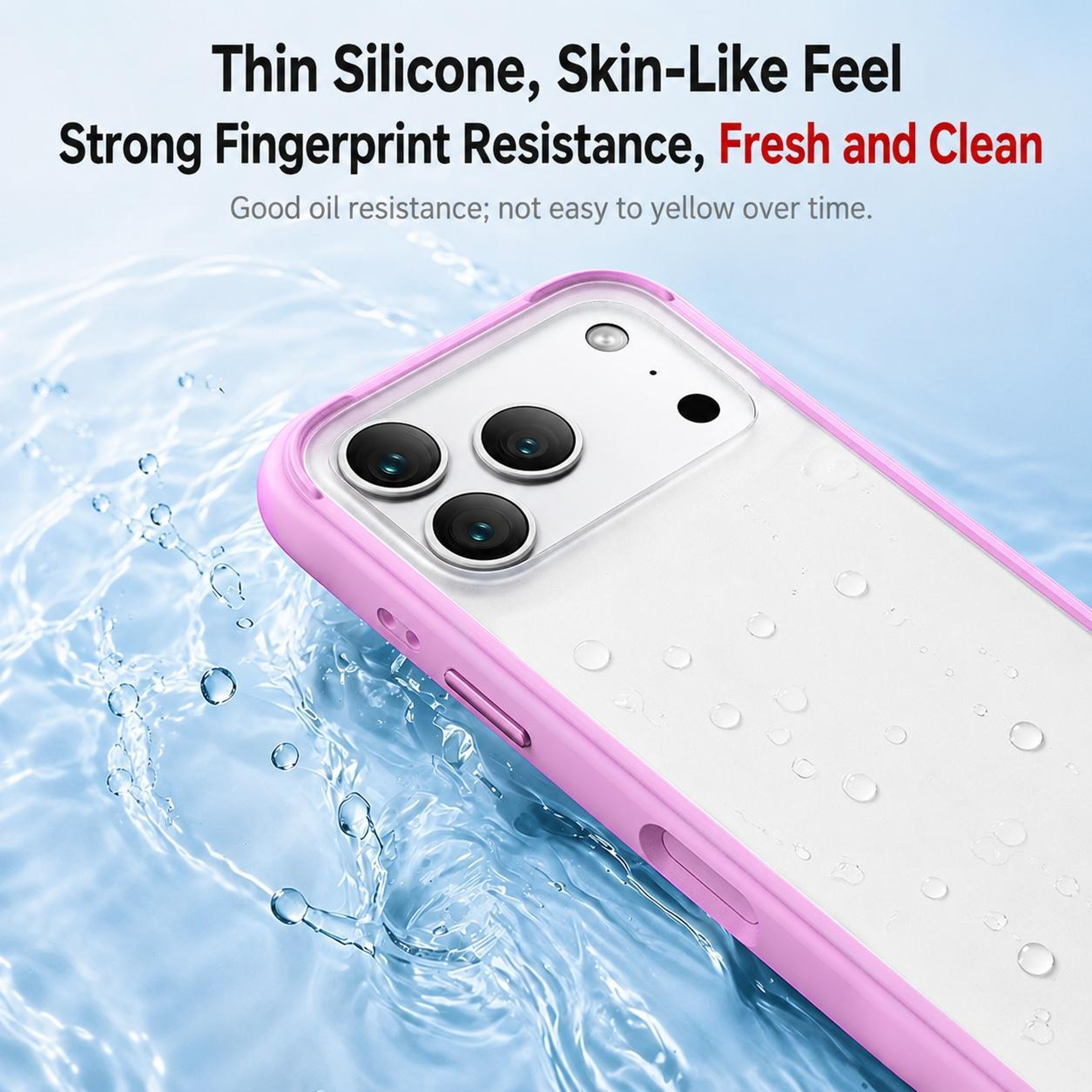 IPhone 17 Pro And Pro Max Silicone Bumper Case Shockproof Protective Phone Frame 7