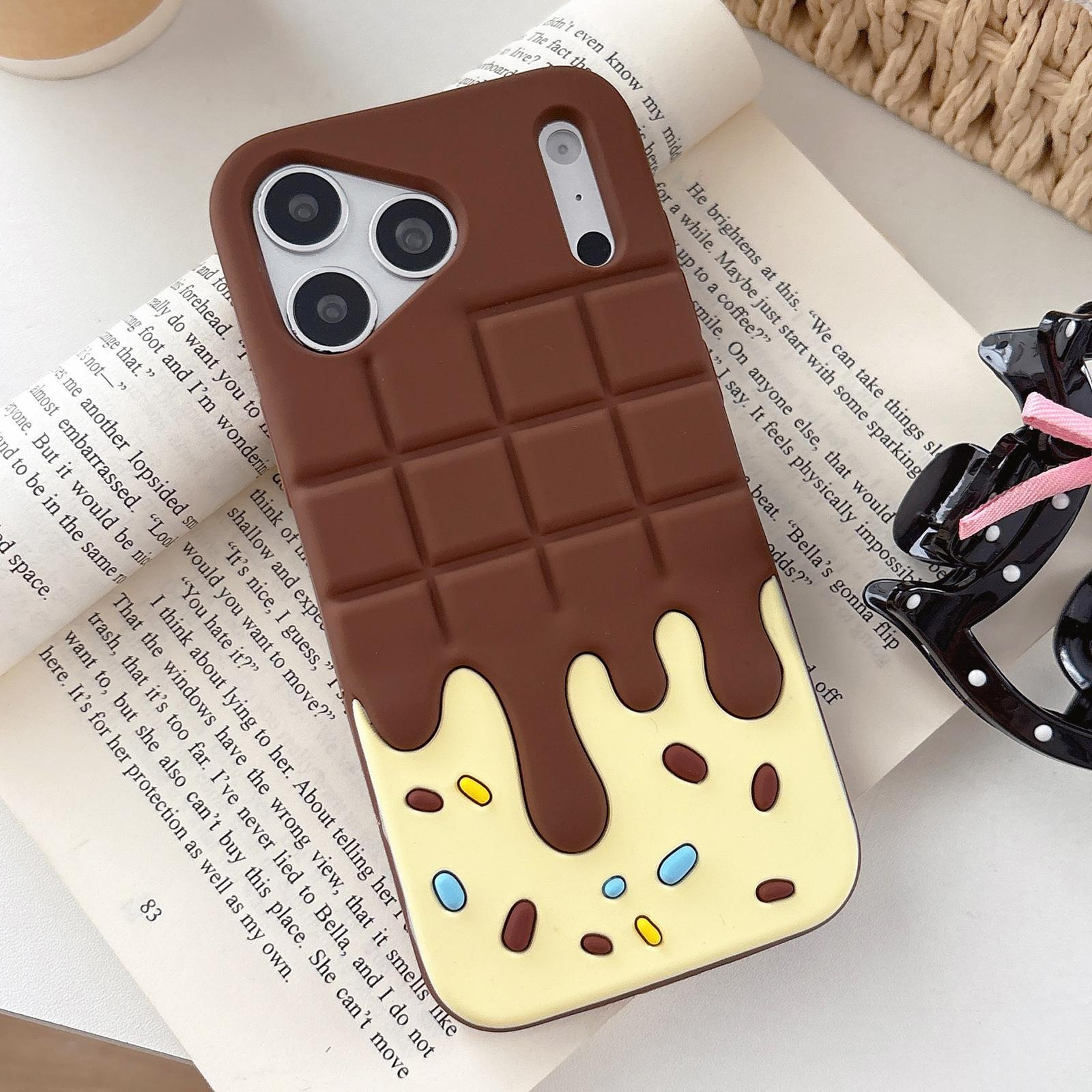 Chocolate Candy IPhone 15 Pro Case Soft Silicone Protective Cover For IPhone 15 Pro Max 1