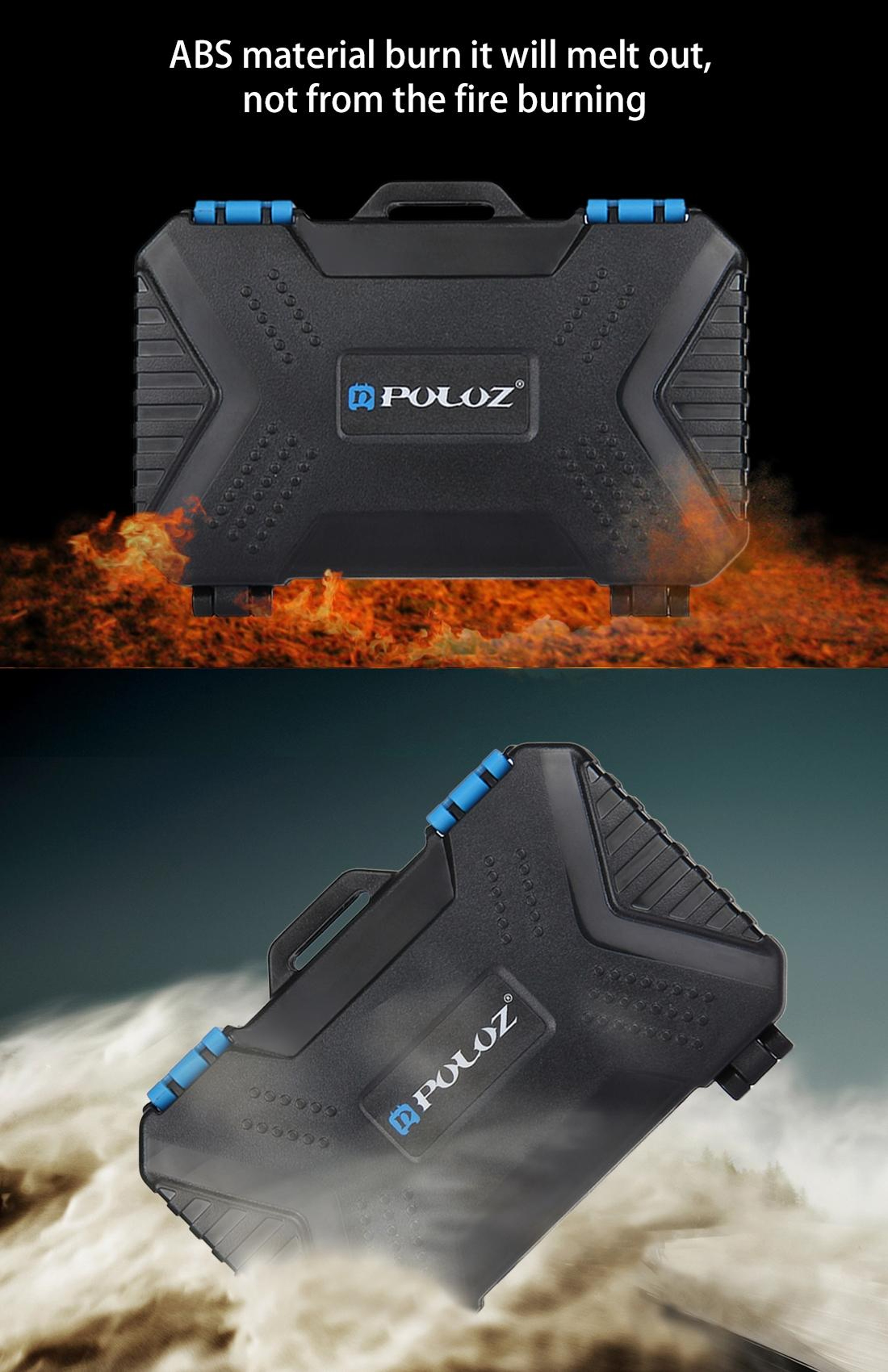PULUZ Waterproof Memory Card Case 27 Slot SD Card Holder And SIM Card Organizer 8