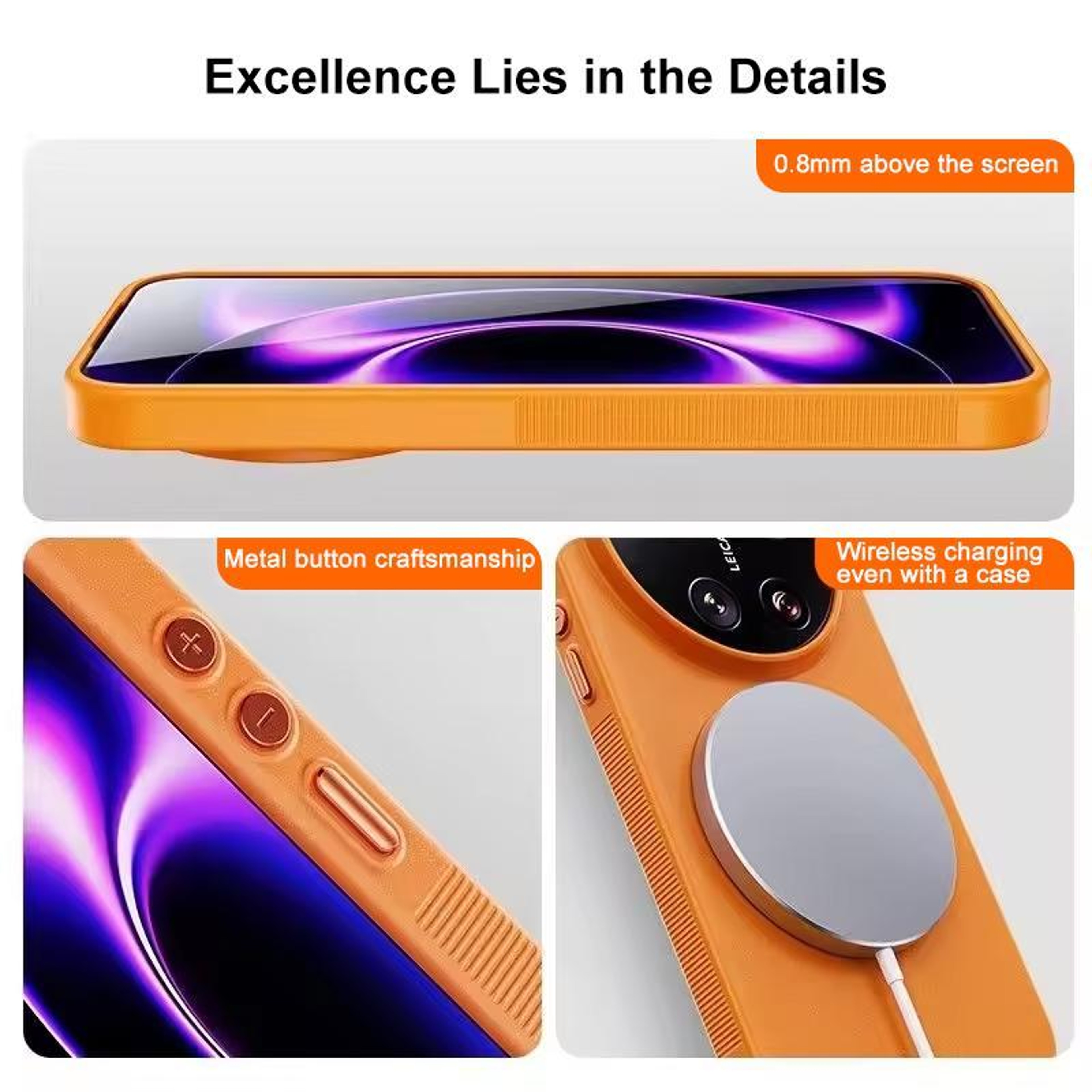 Redmi K90 Magnetic Case With Rock Sand Finish Shockproof Silicone Wireless Charging Cover 7