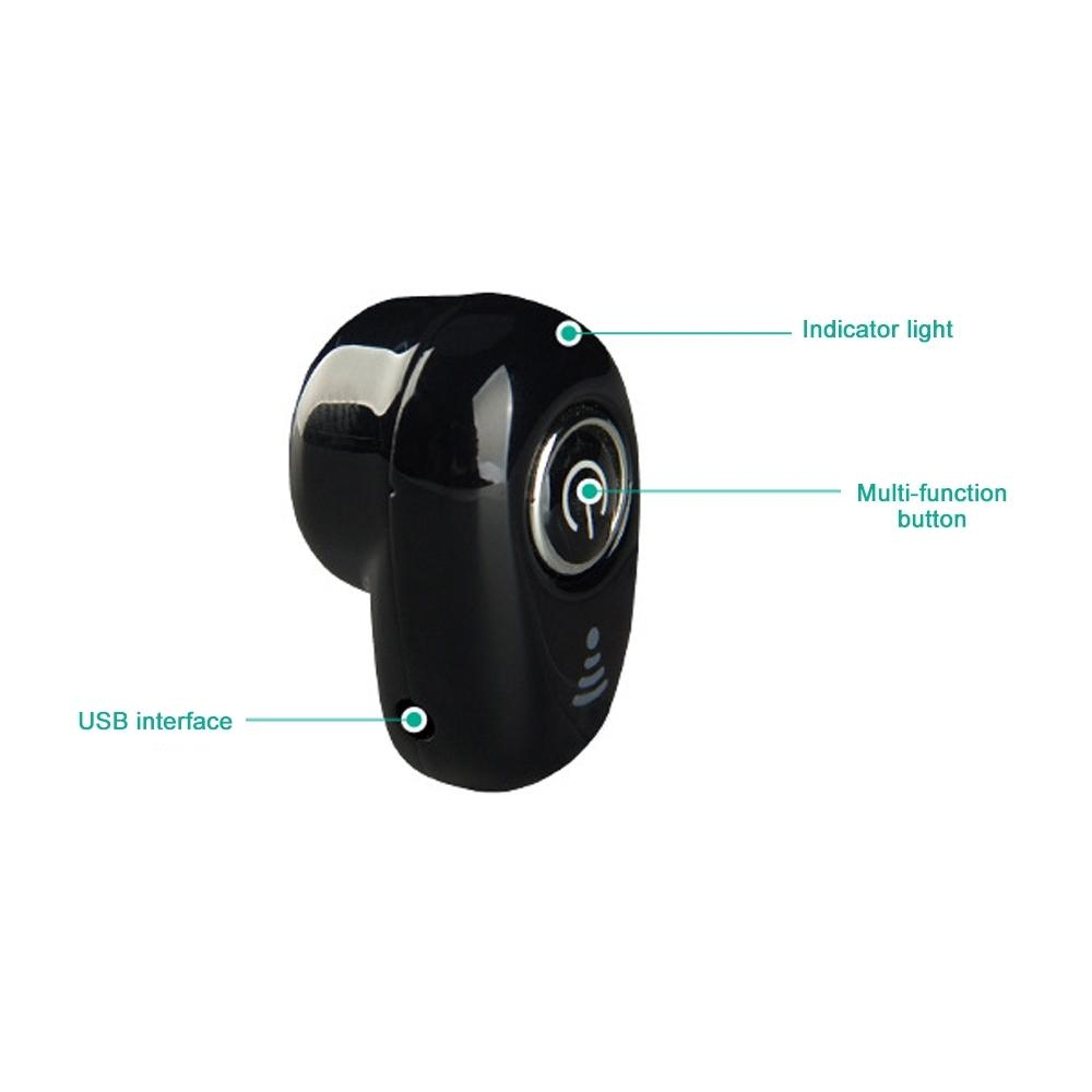 S650 Invisible Bluetooth Earphone Mini Bluetooth Earbud Wireless Earphone with Mic – view 4