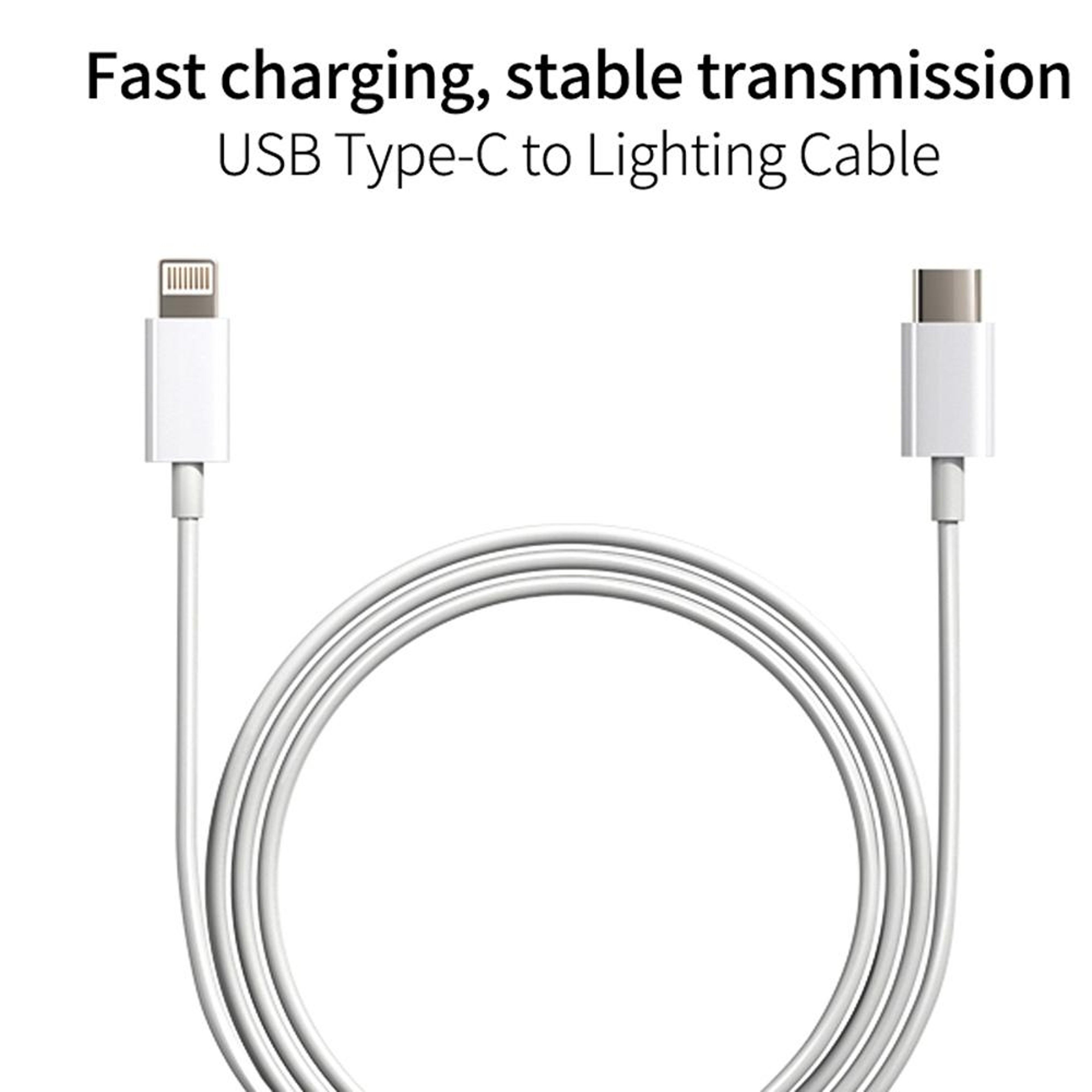 30W USBC Charger PD 30 Fast Charger Set With USBC To Lightning Cable US Plug 4