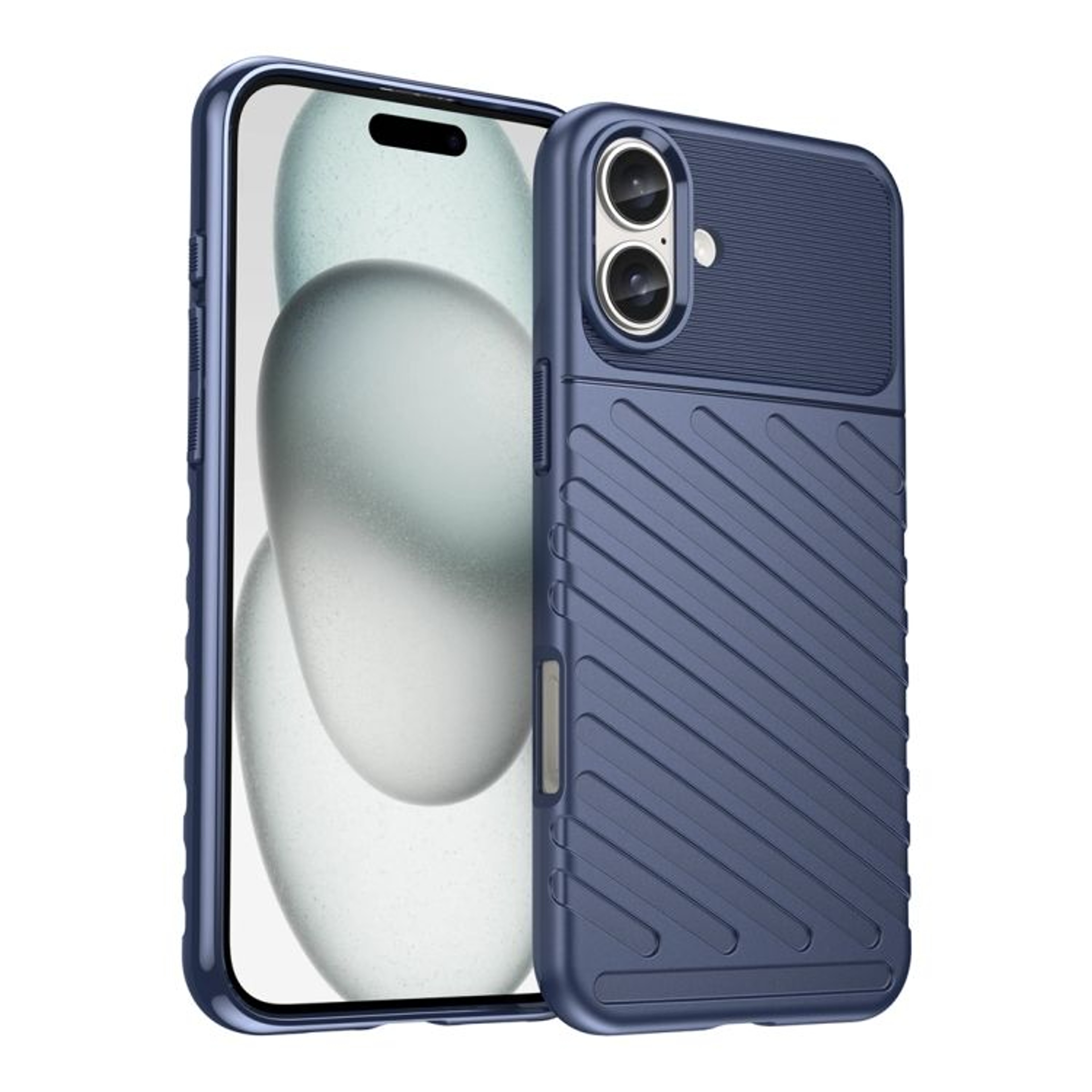 Thunderbolt IPhone 16 Plus Case Shockproof TPU Phone Case Slim Protective Cover 6