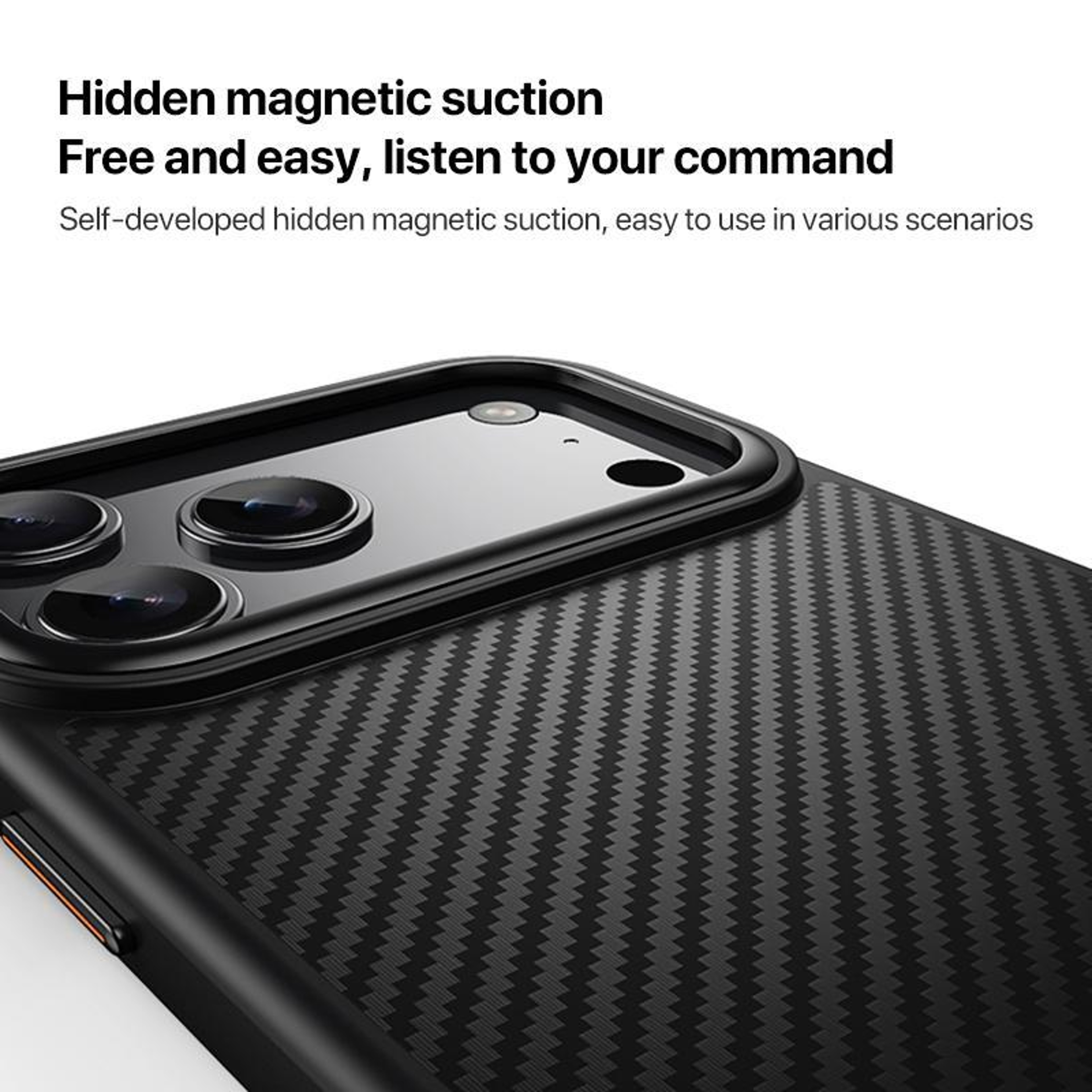 Magnetic Shockproof iPhone 17 Pro Case with Kevlar Fiber Texture and Aluminum Alloy Frame – view 5