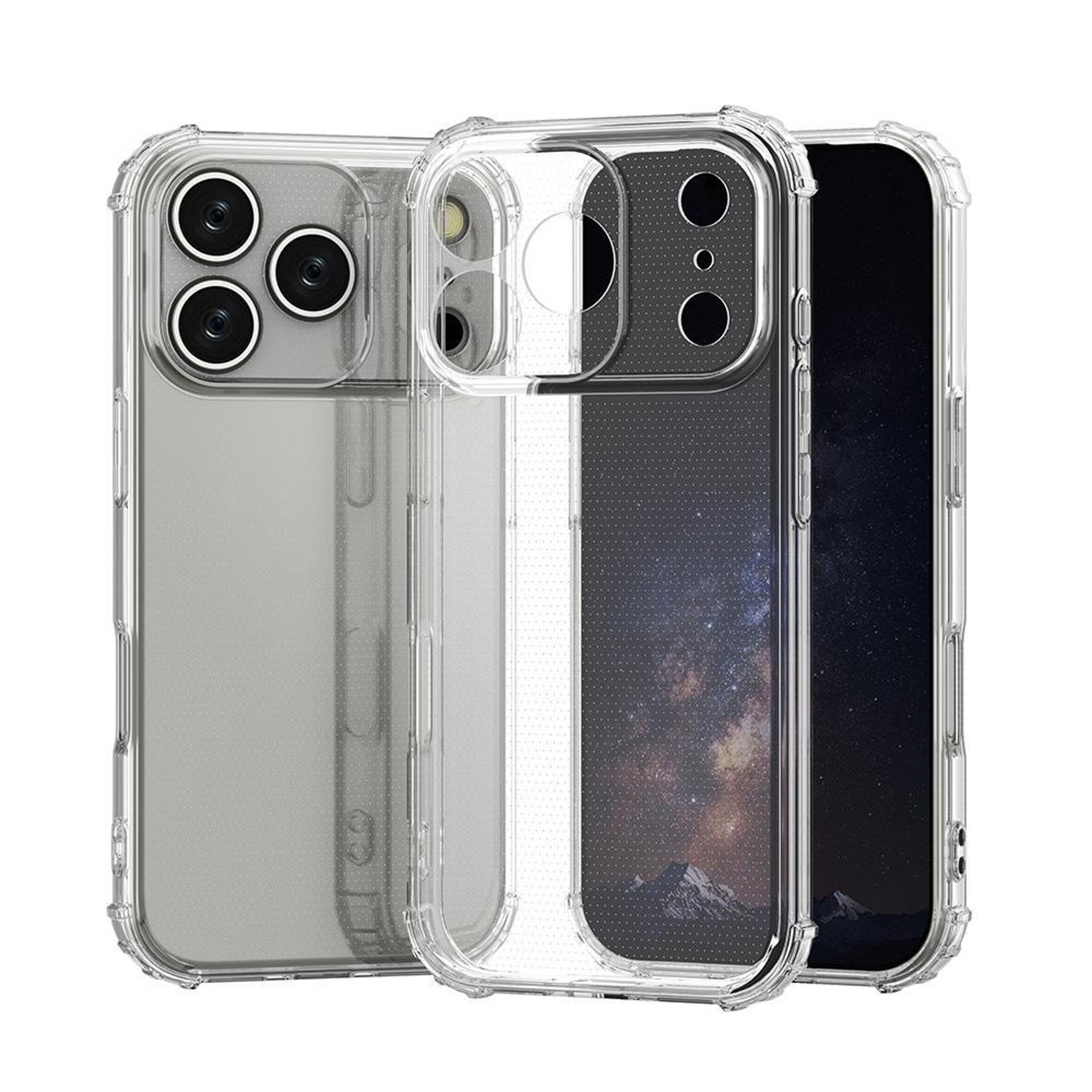 iPhone 17 Pro Max Clear TPU Case with Shockproof Phone Case Four Corner Drop Protection – view 4