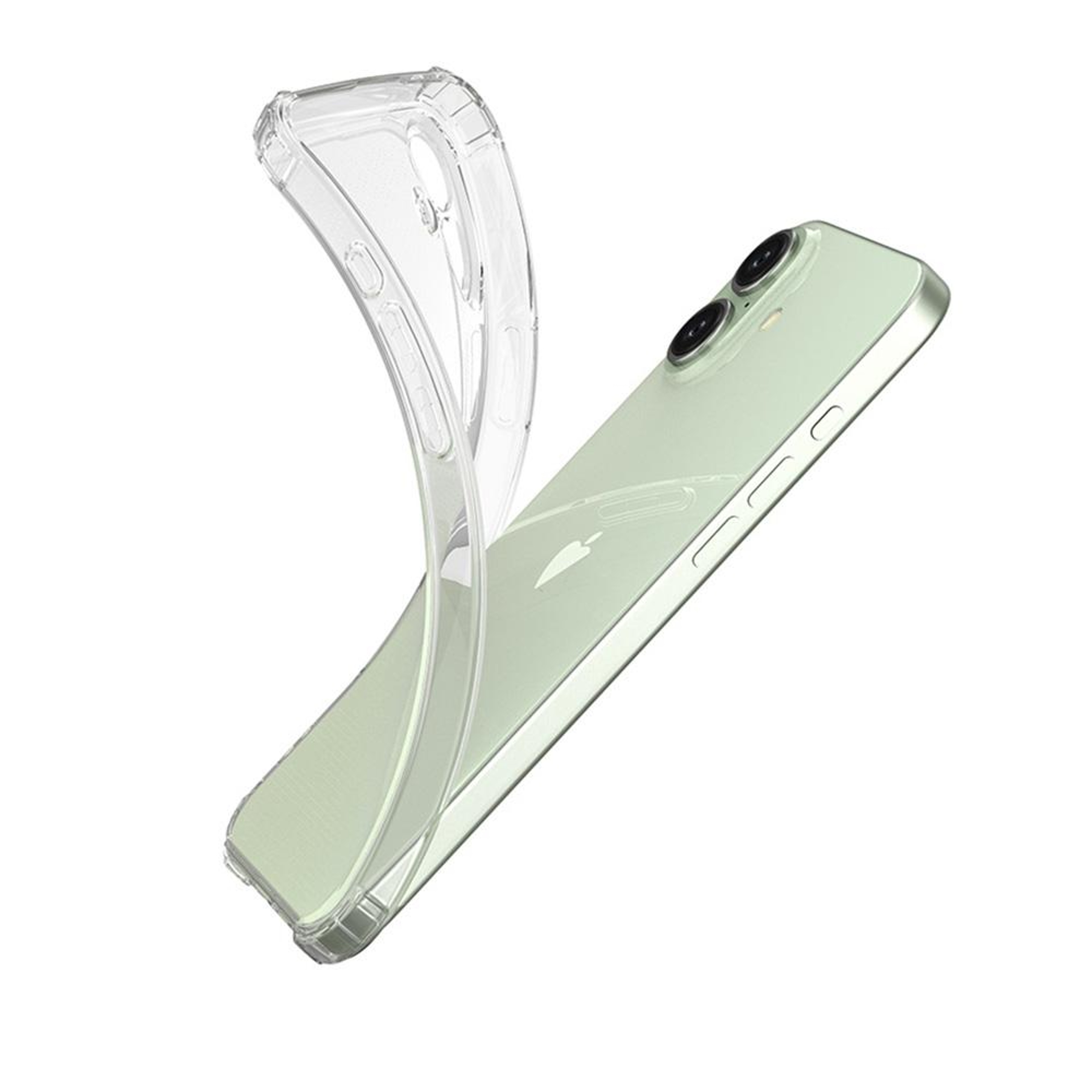 Crystal Clear iPhone 16 Clear Case with Shockproof TPU Phone Case and Four Corner Drop Protection – view 3