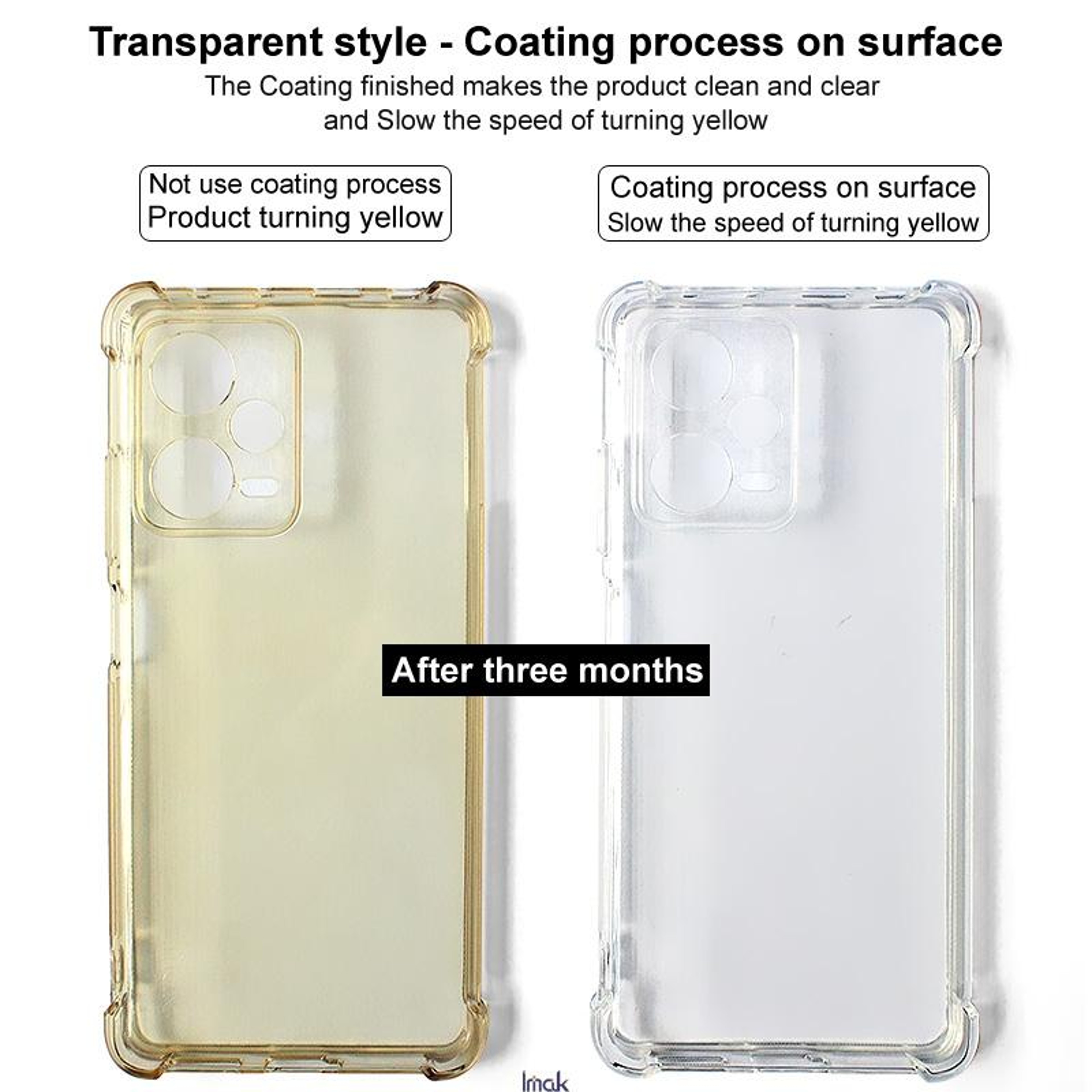 IMAK Nothing CMF Phone 1 Case Clear Shockproof TPU Case With Airbag Drop Protection 6
