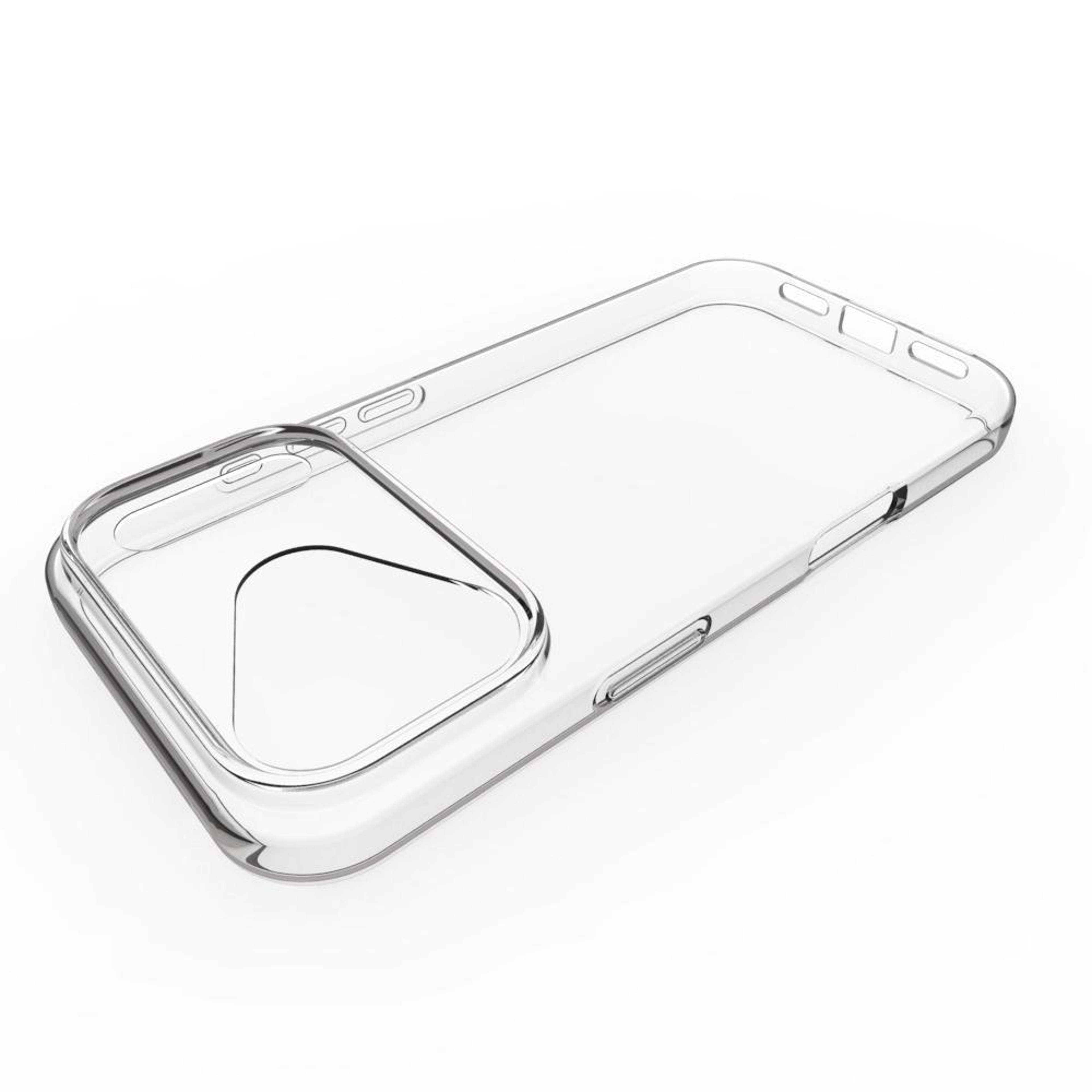 iPhone 17 Pro Max Clear TPU Phone Case with Waterproof Texture Slim Protective Cover – view 5