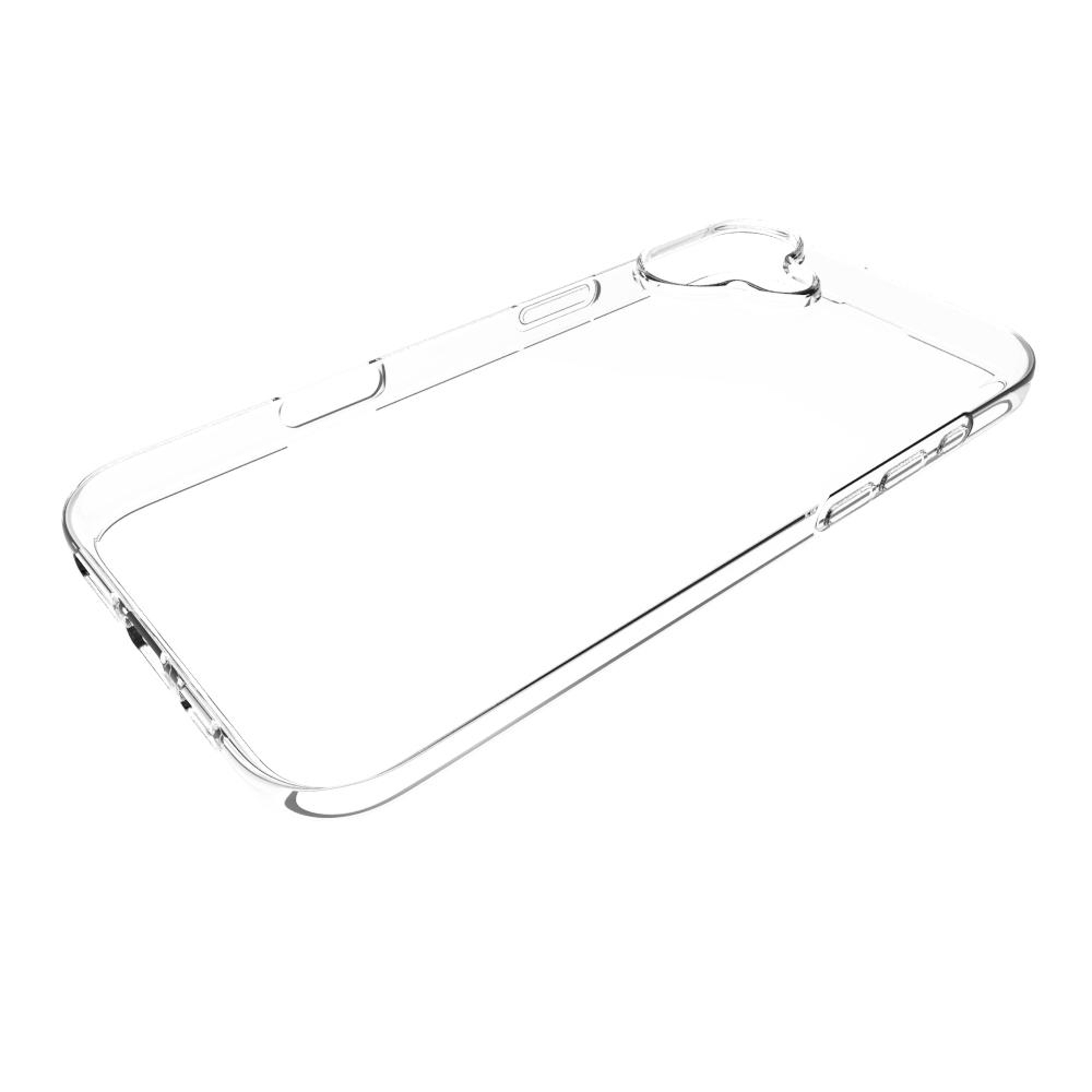 iPhone 16 Plus Clear TPU Phone Case with Waterproof Texture Slim Shockproof Protective Cover – view 4