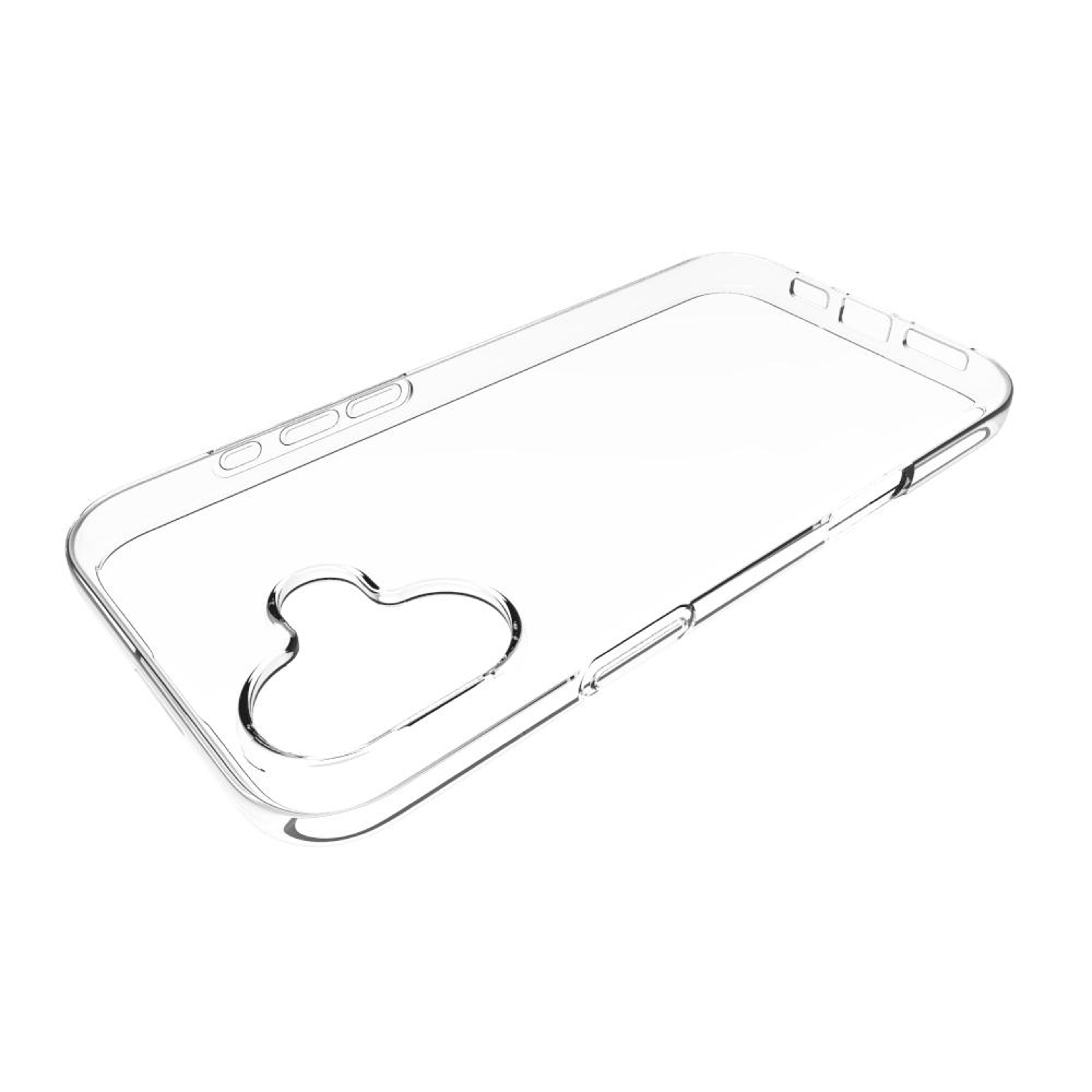 iPhone 16 Plus Clear TPU Phone Case with Waterproof Texture Slim Shockproof Protective Cover – view 5