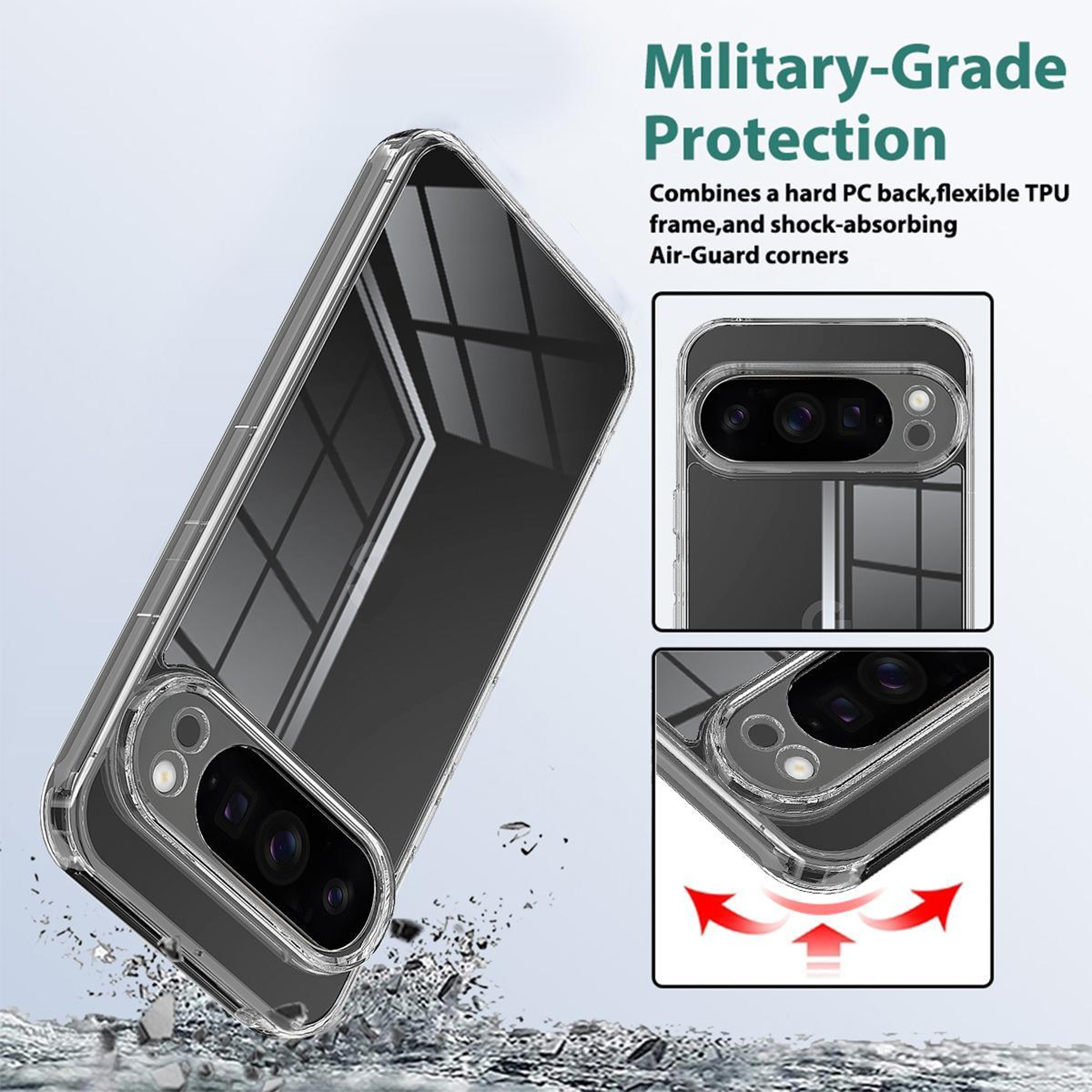 Clear Scratchproof Case for Google Pixel 10 Pro XL – view 4