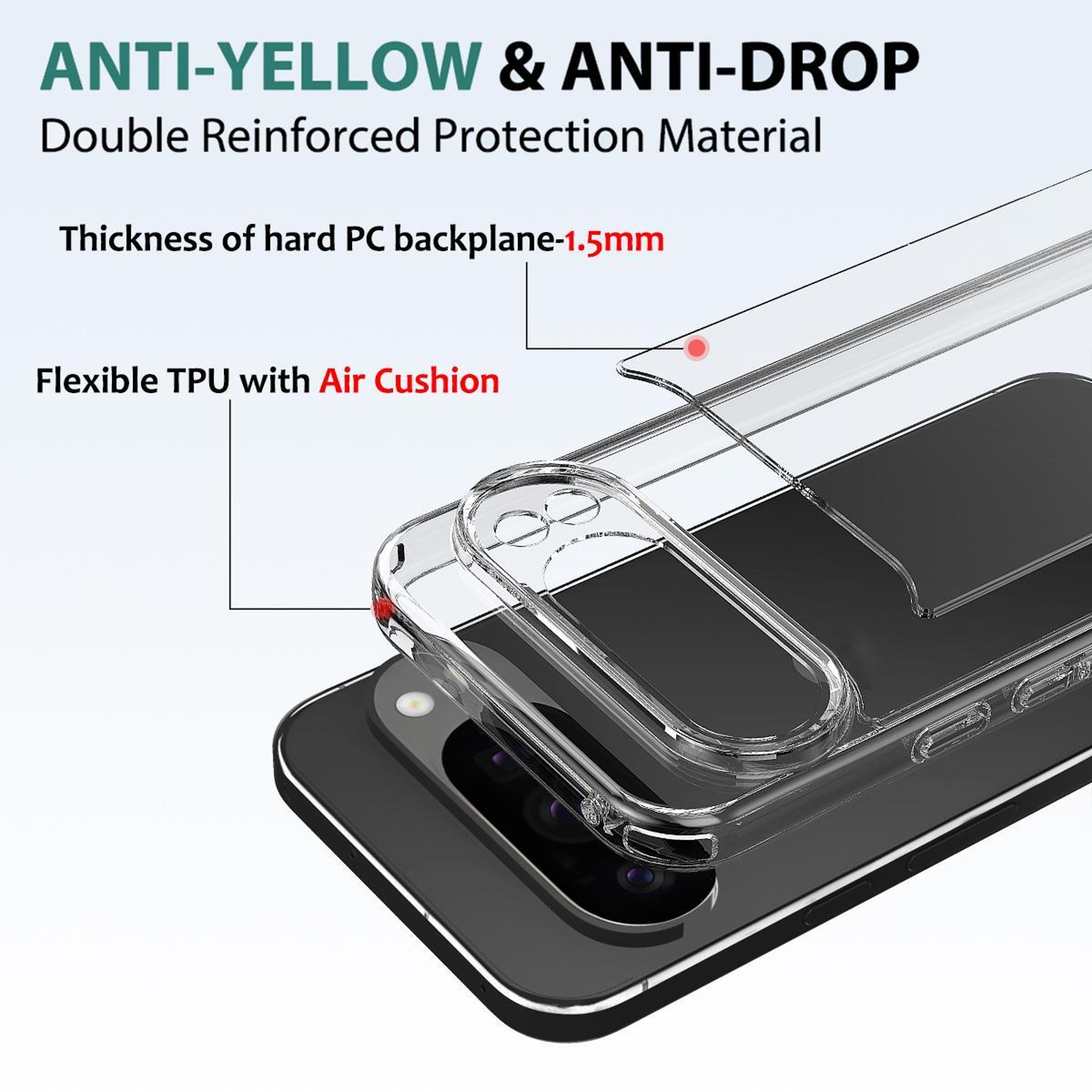 Clear Scratchproof Case for Google Pixel 10 Pro XL – view 5
