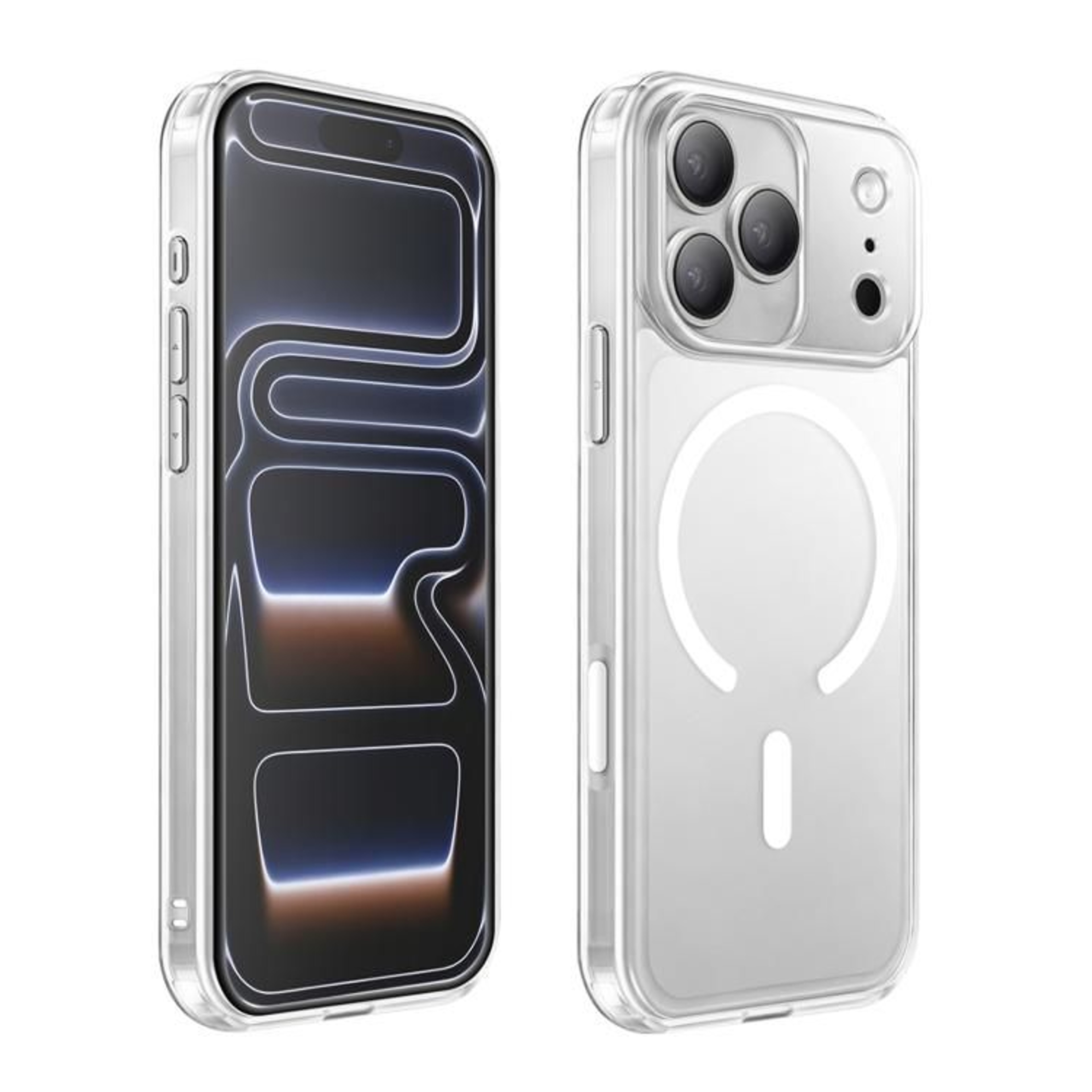 XDcase Magnetic IPhone 17 Pro Max Case Frosted Transparent Shockproof Phone Case 11