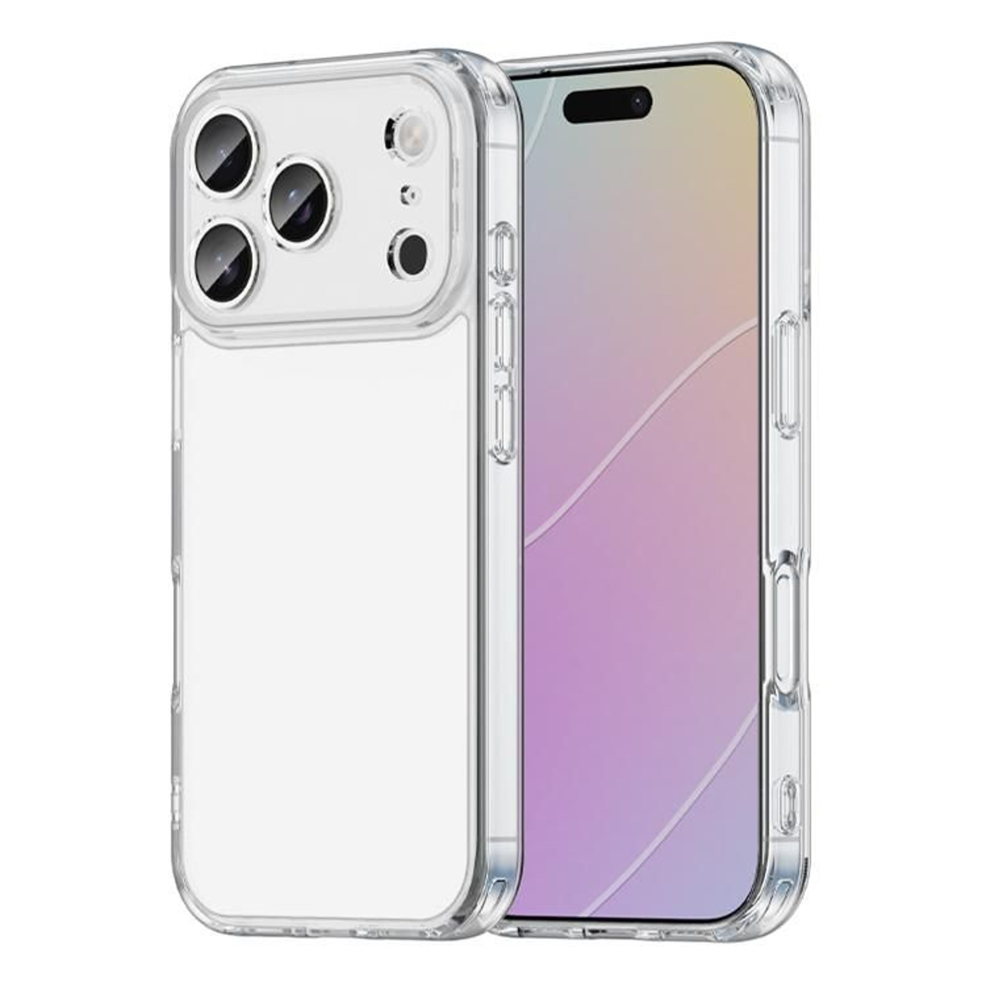 IPhone 17 Pro Shockproof TPU PC Hybrid Case With Airbag Corner Protection 8