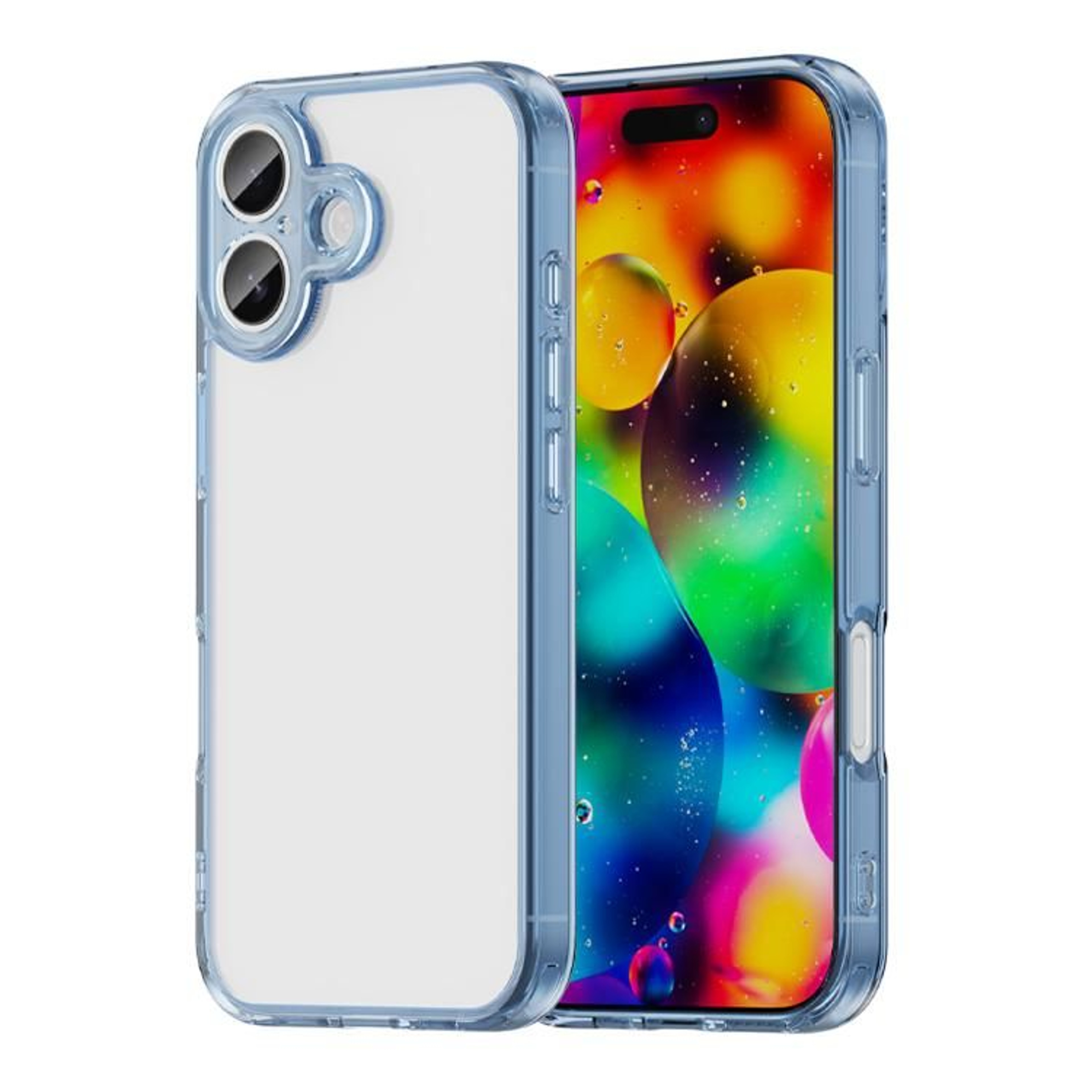 IPhone 17 Shockproof Phone Case Clear TPU PC Hybrid Airbag Protective Cover 7
