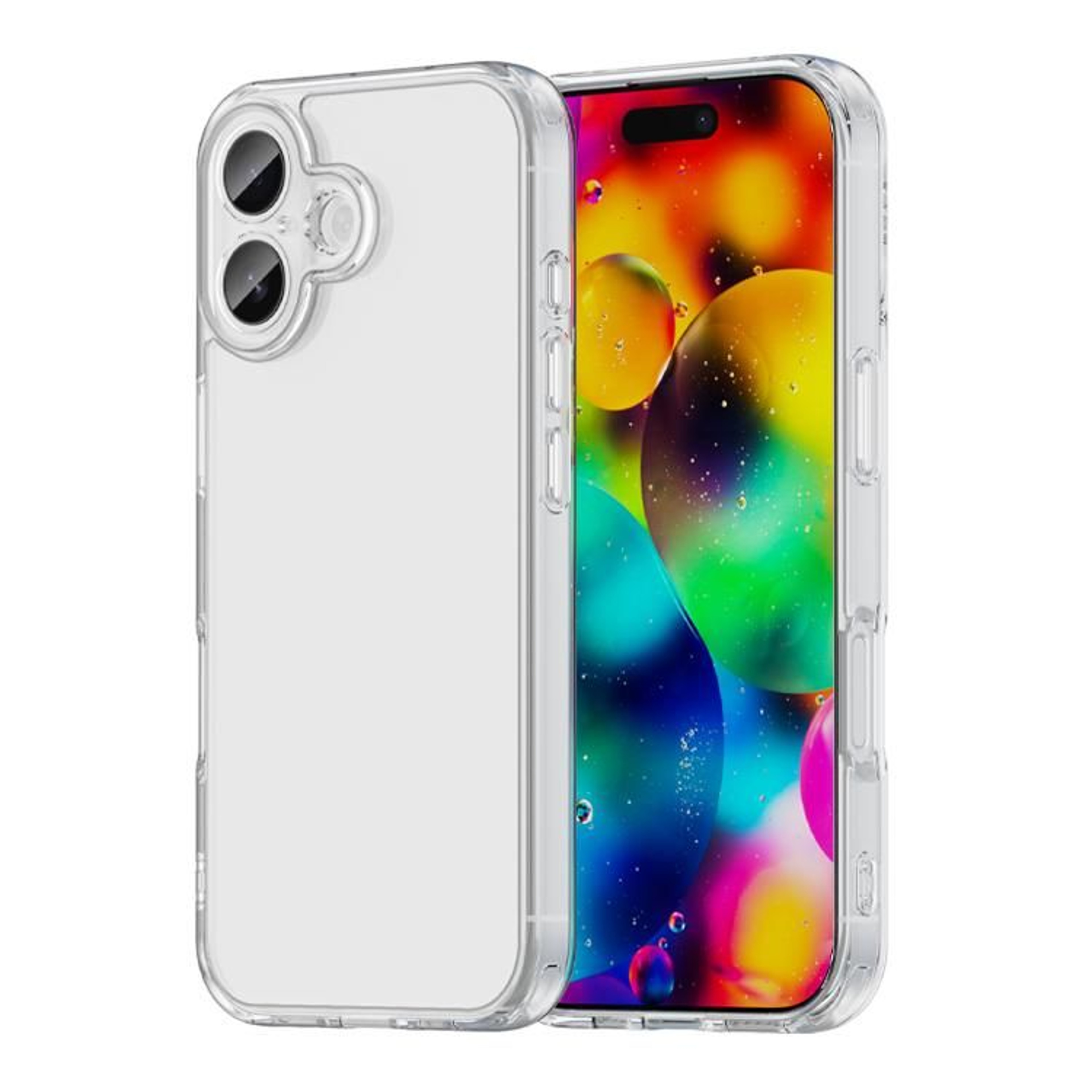IPhone 17 Shockproof Phone Case Clear TPU PC Hybrid Airbag Protective Cover 8