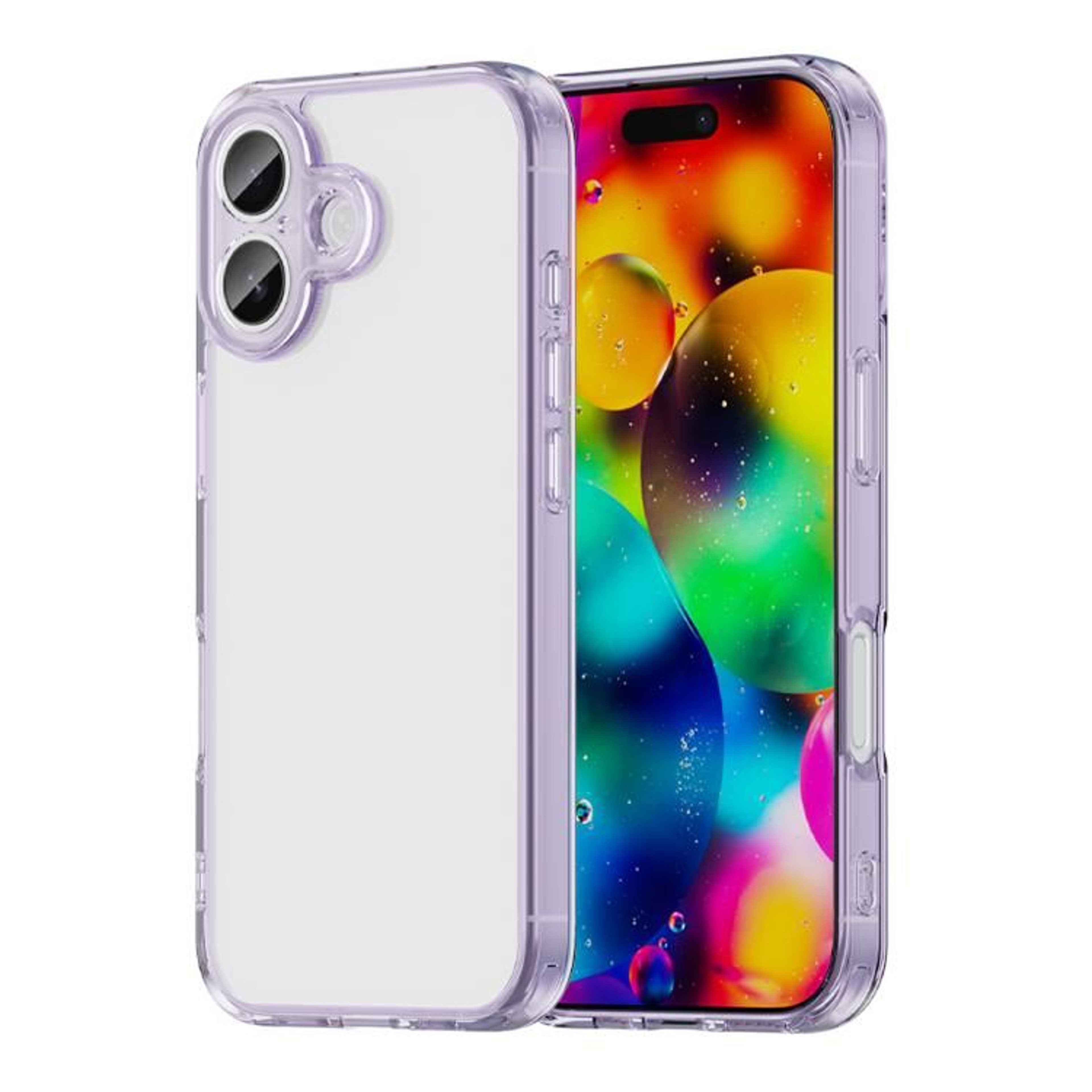 IPhone 17 Shockproof Phone Case Clear TPU PC Hybrid Airbag Protective Cover 9