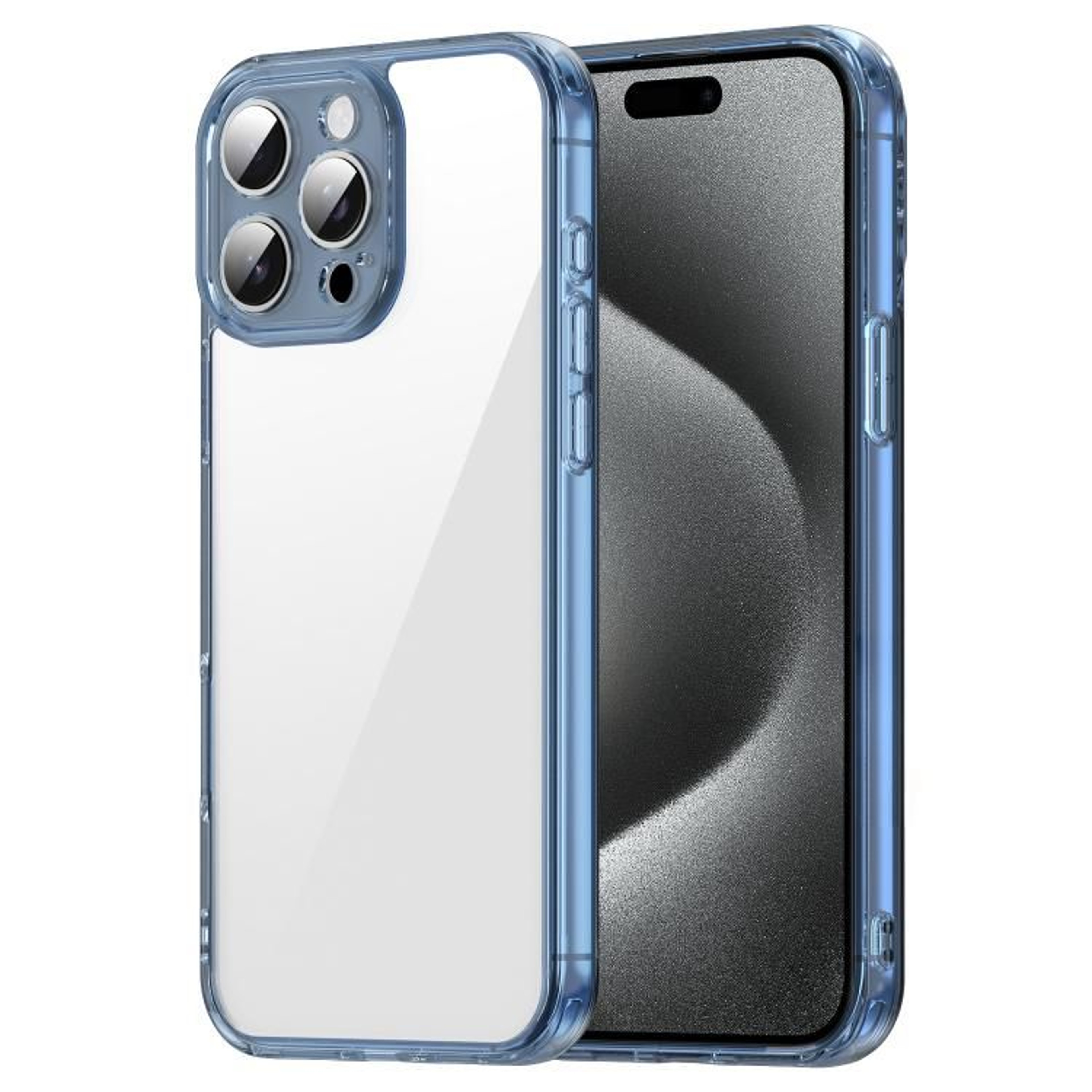 IPhone 15 Pro Max Shockproof Phone Case TPU PC Hybrid Airbag Protective Cover 6