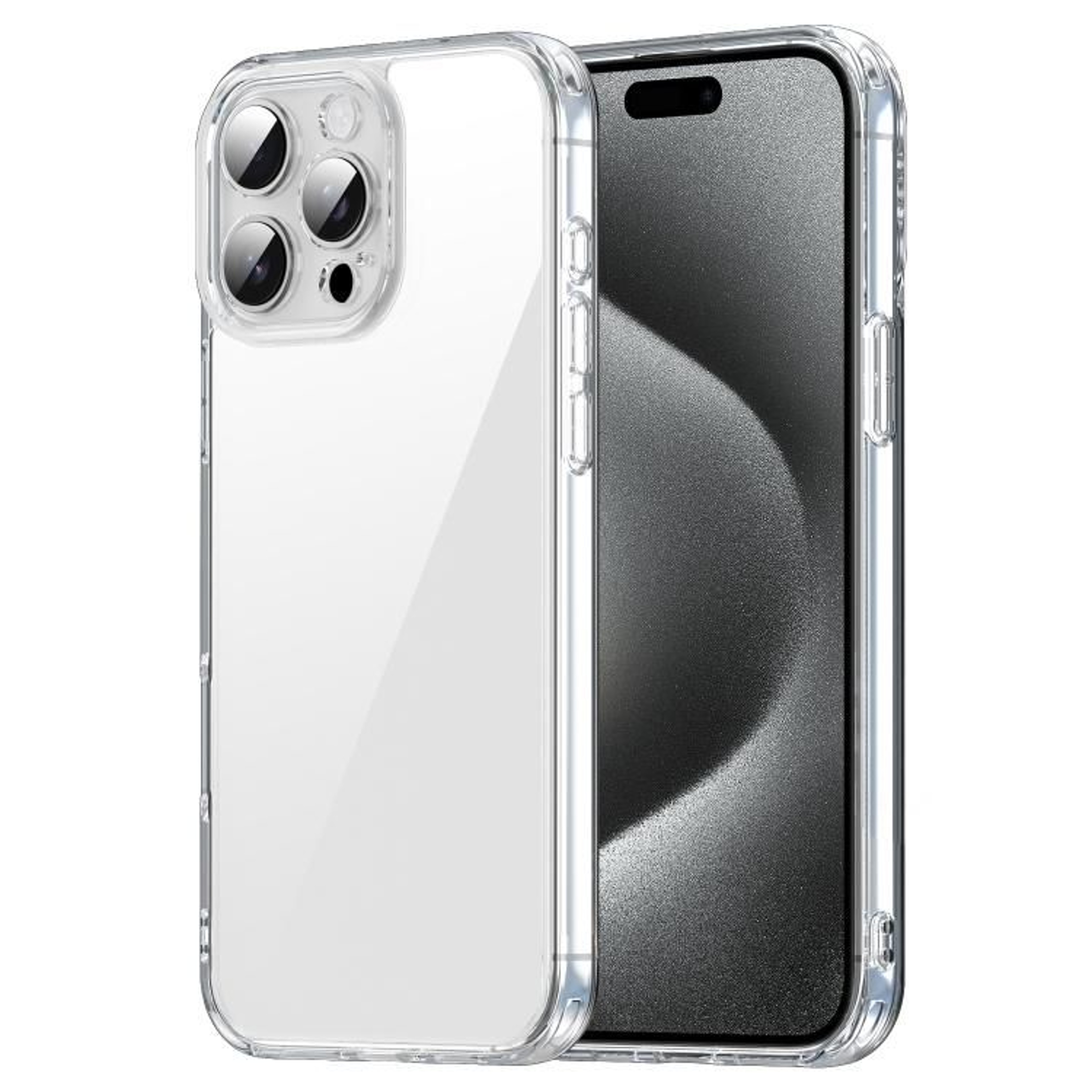 IPhone 15 Pro Max Shockproof Phone Case TPU PC Hybrid Airbag Protective Cover 7