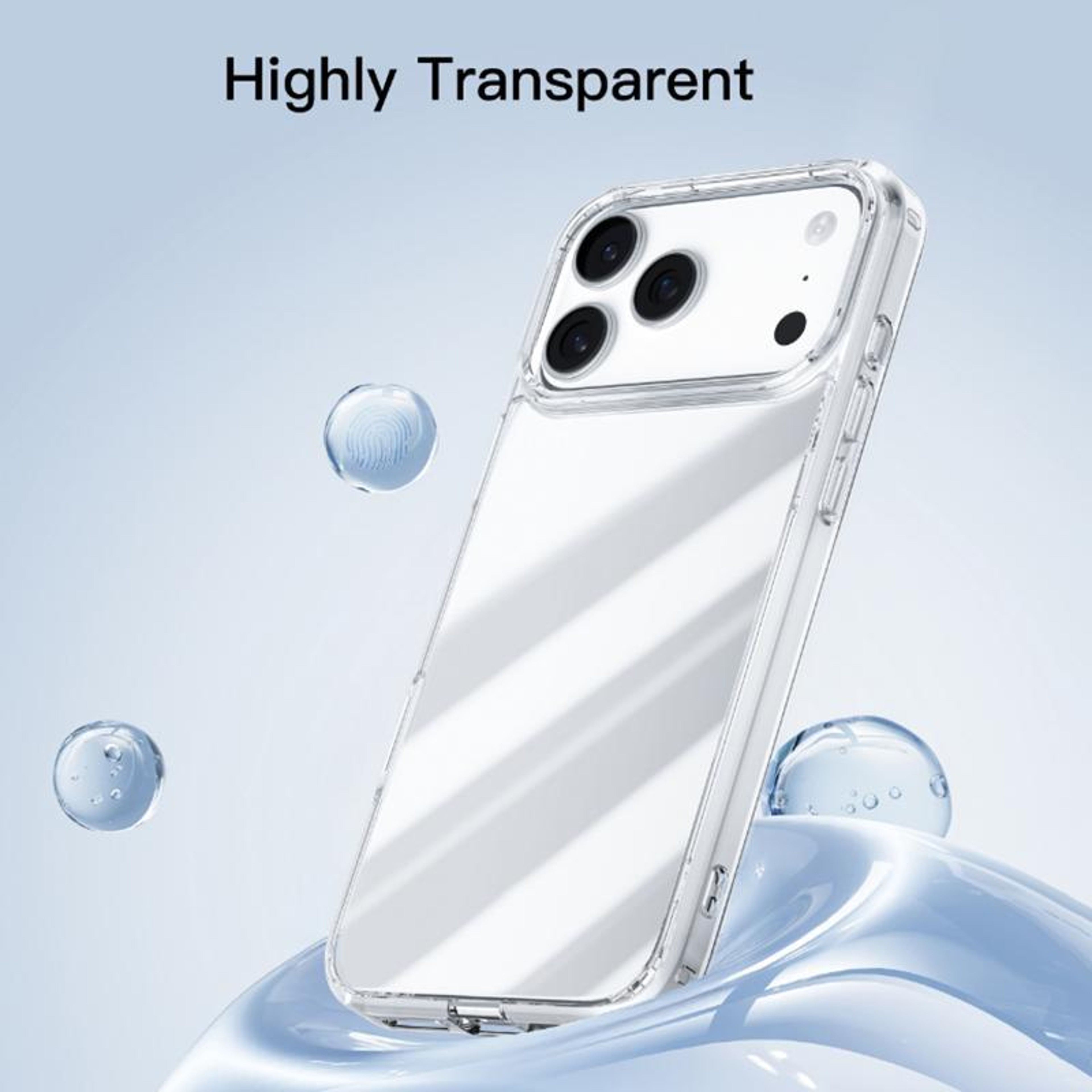 iPhone 17 Pro Max Clear TPU Phone Case Shockproof Transparent Protective Cover – view 6
